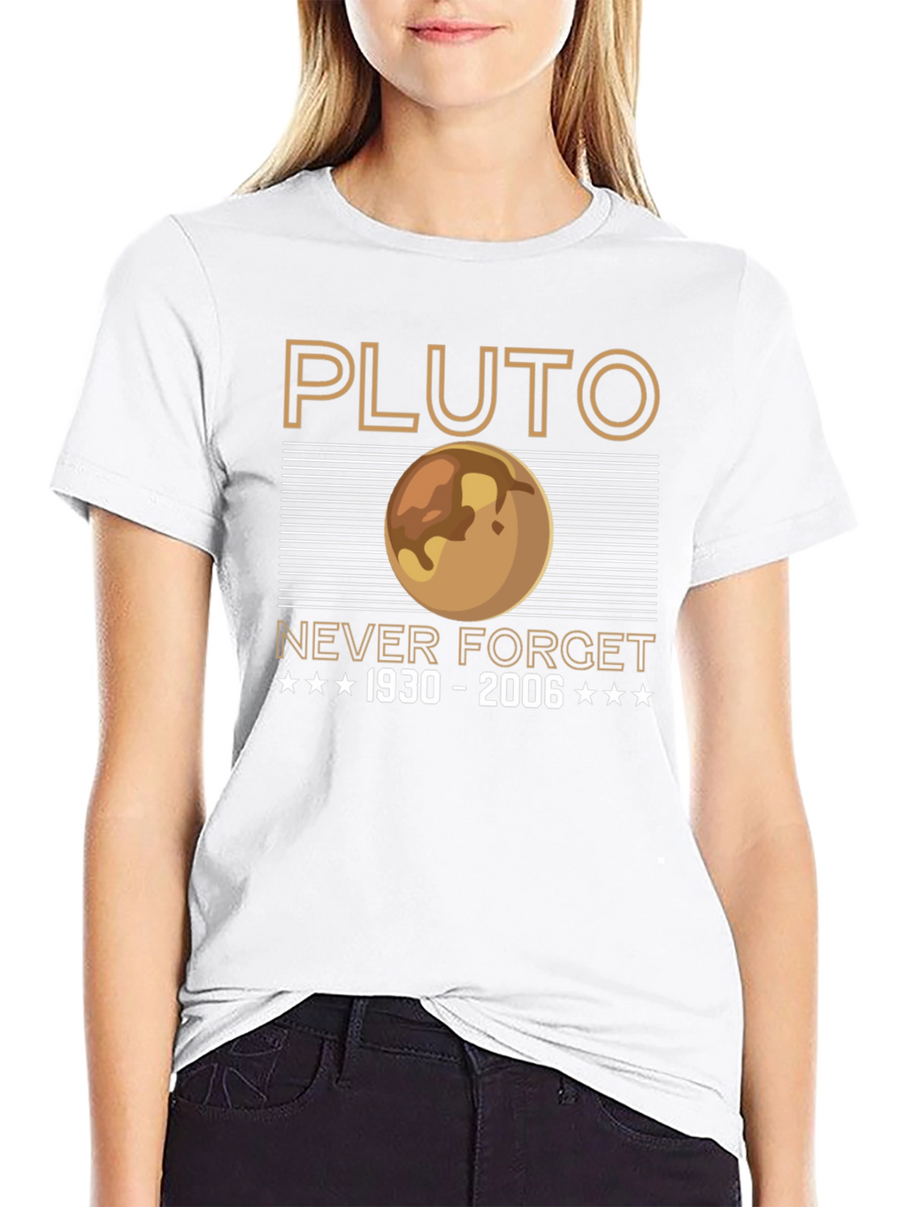 Pluto Never Forget Graphic Tee