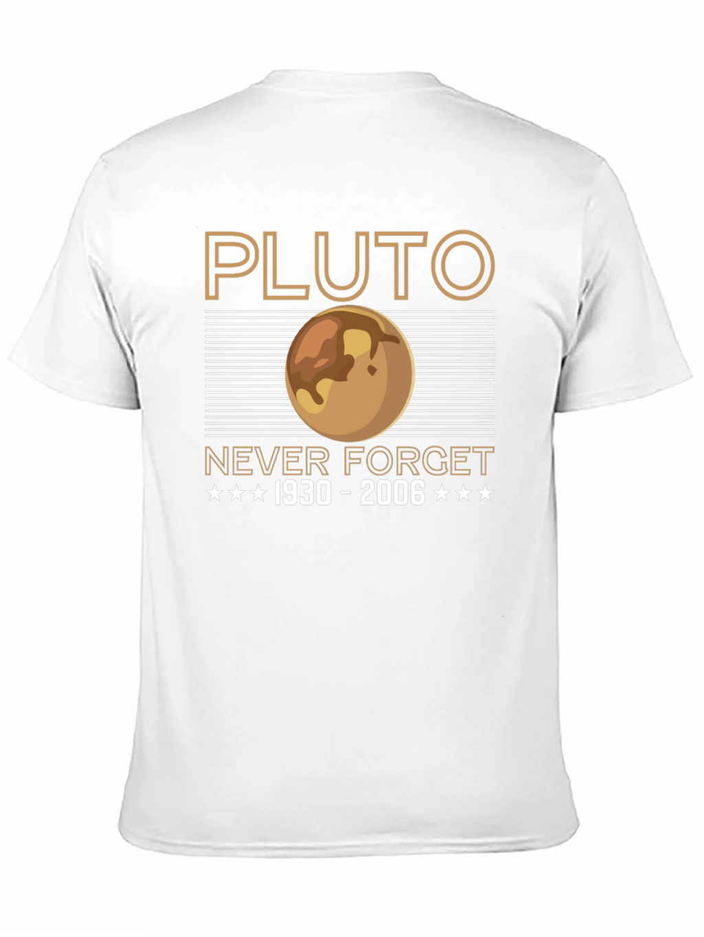 Pluto Never Forget Graphic Tee