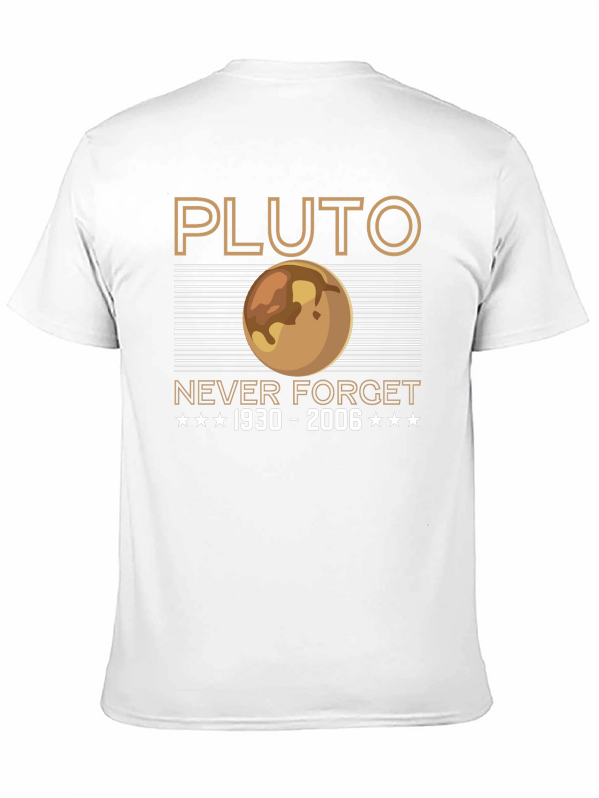 Pluto Never Forget Graphic Tee
