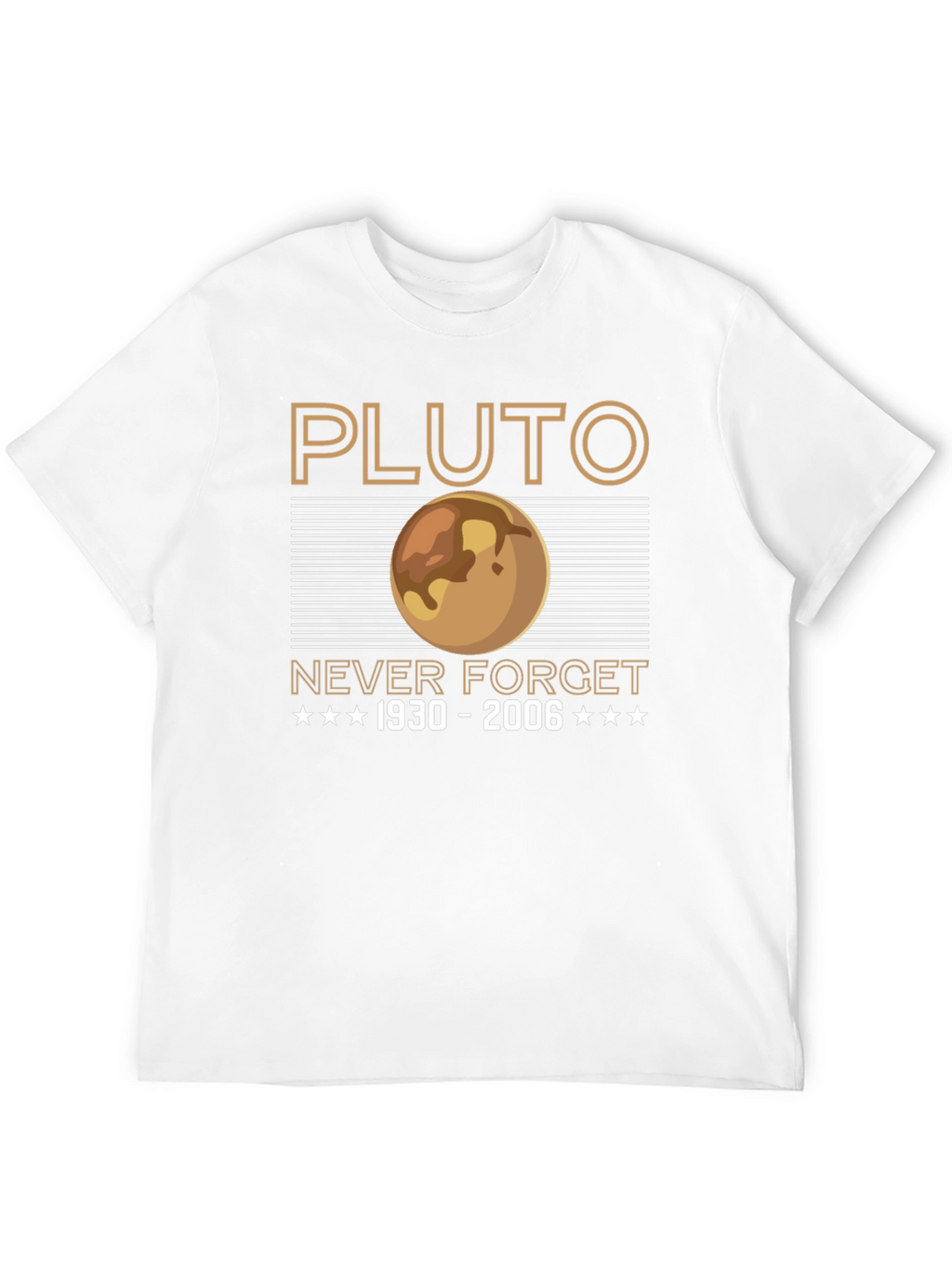 Pluto Never Forget Graphic Tee