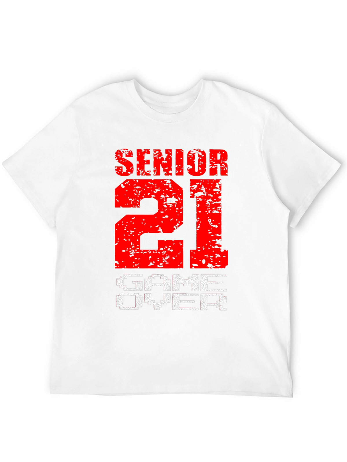 Senior 21 Game Over T-Shirt Graduation Gift
