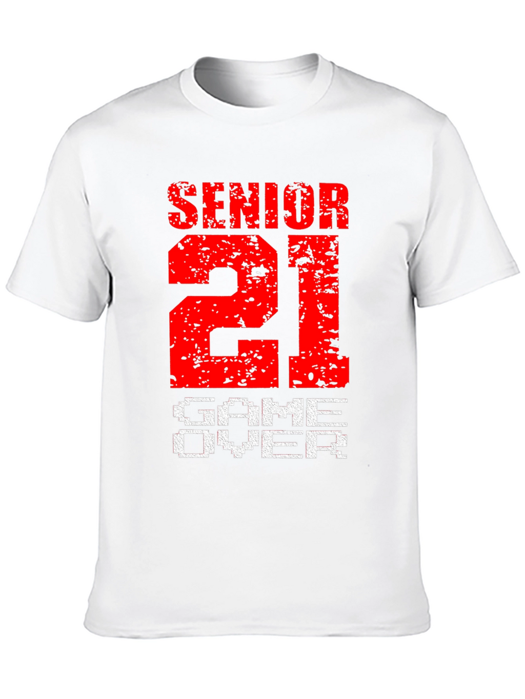 Senior 21 Game Over T-Shirt Graduation Gift