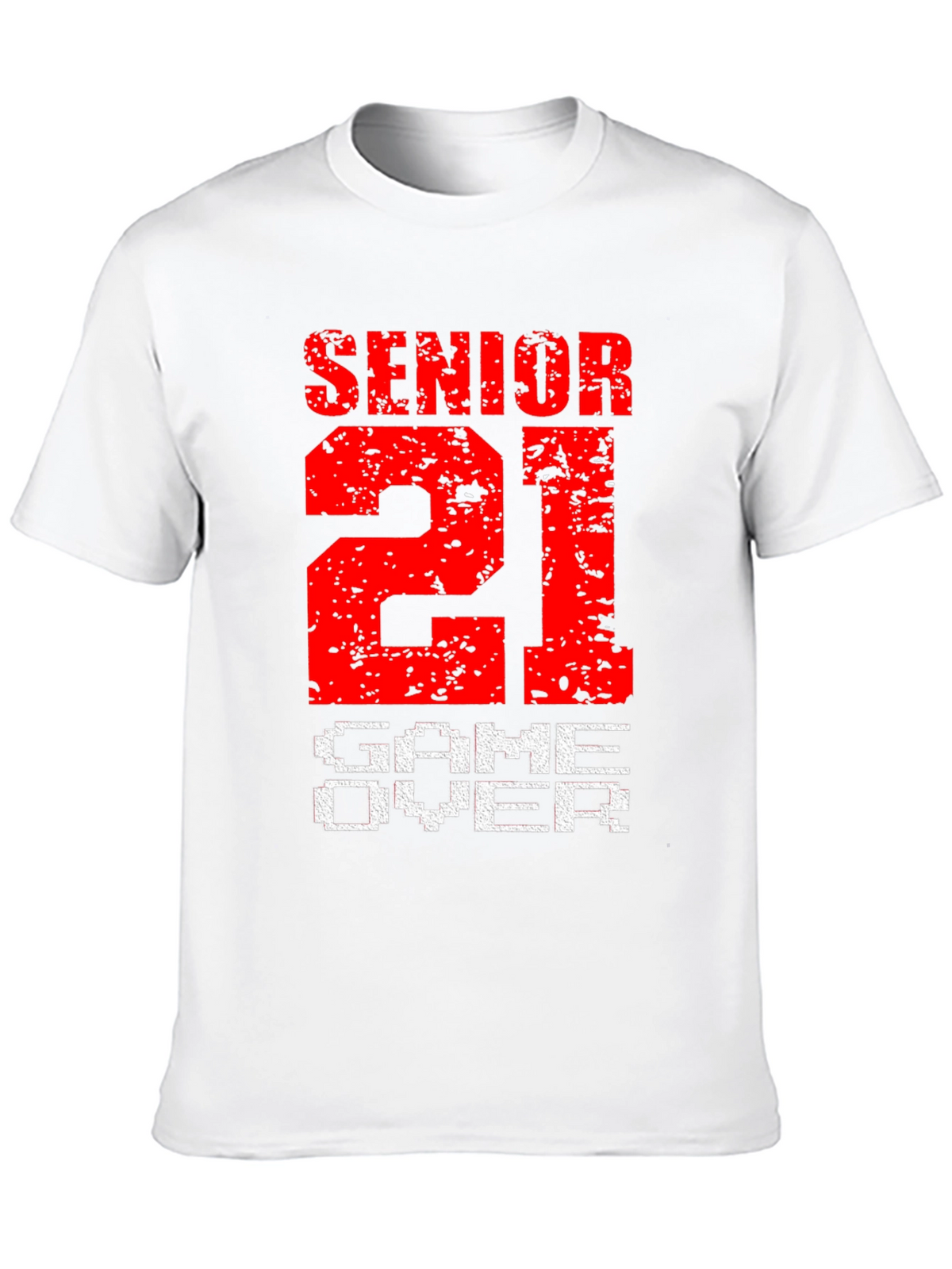 Senior 21 Game Over T-Shirt Graduation Gift
