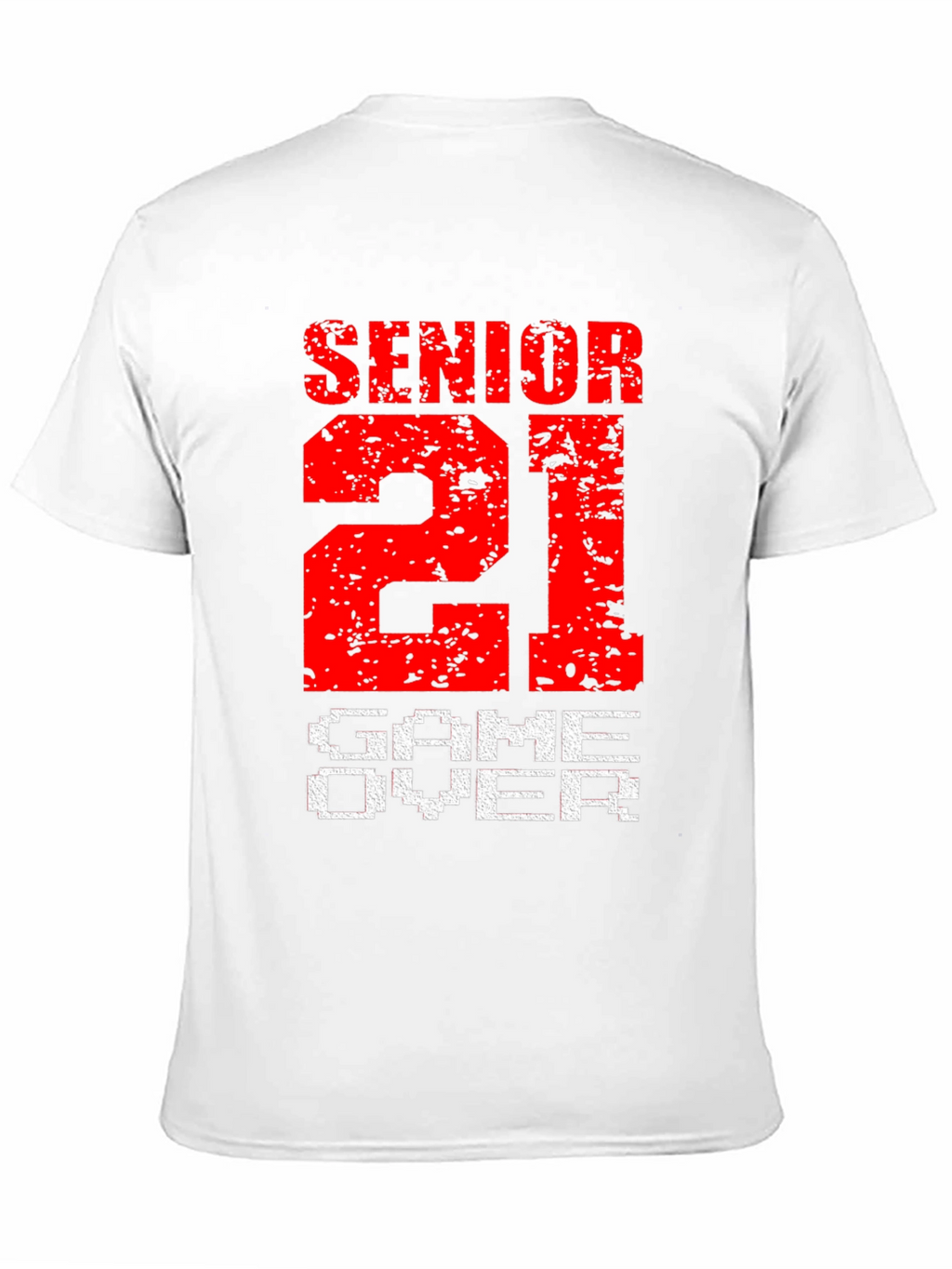 Senior 21 Game Over T-Shirt Graduation Gift