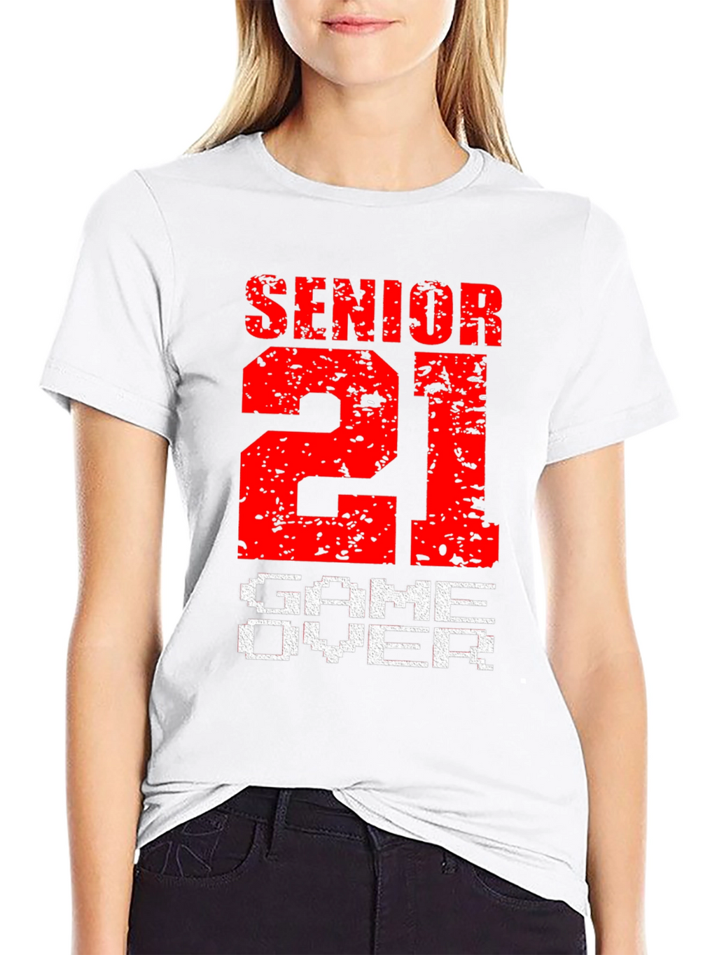 Senior 21 Game Over T-Shirt Graduation Gift