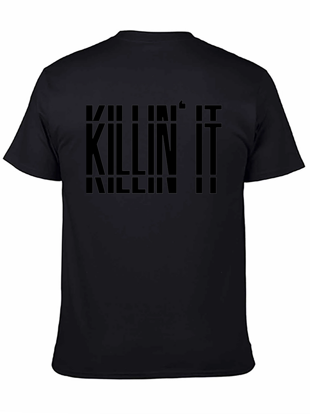 Killin It Black Graphic Tee