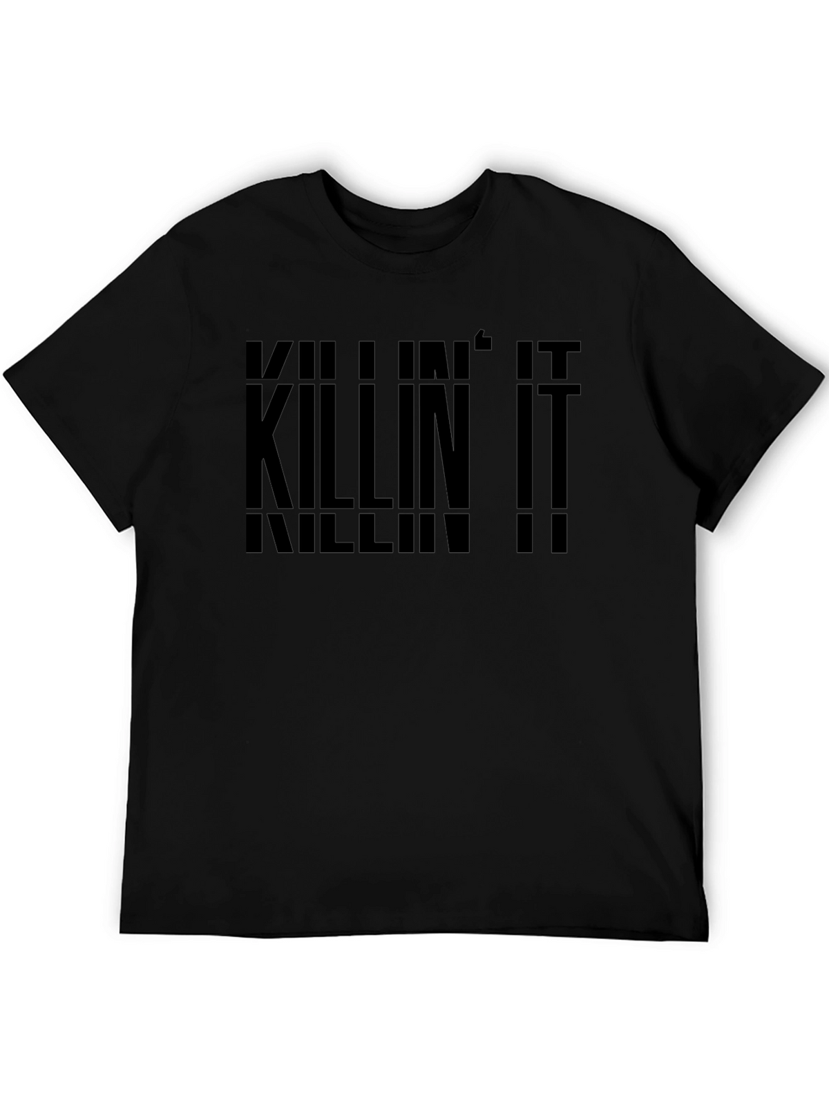 Killin It Black Graphic Tee