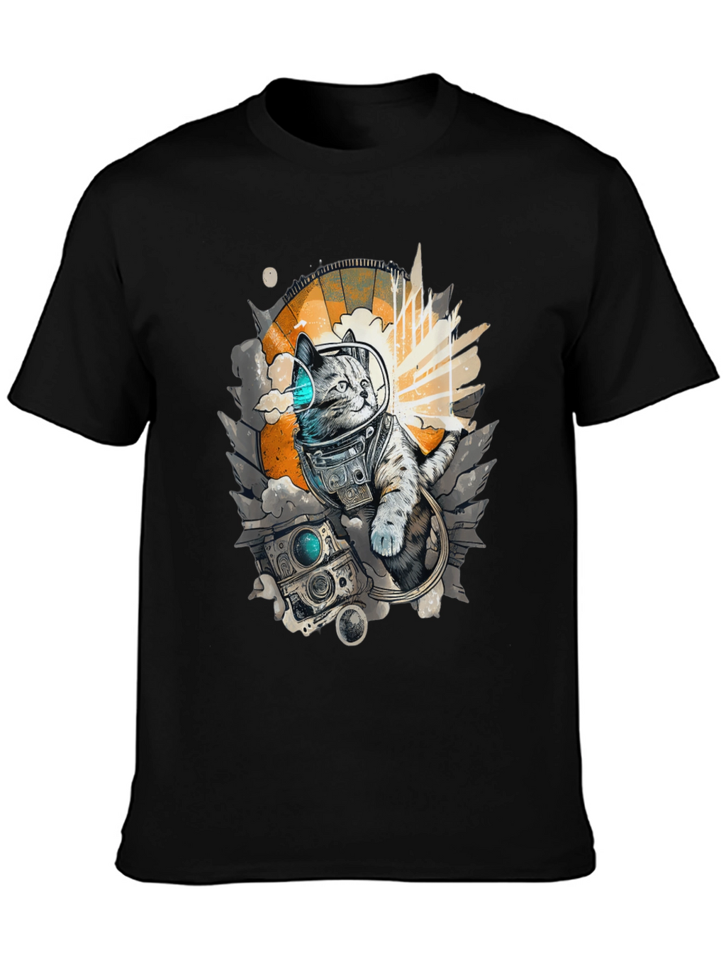 Cosmic Cat T-Shirt - Space Adventure!