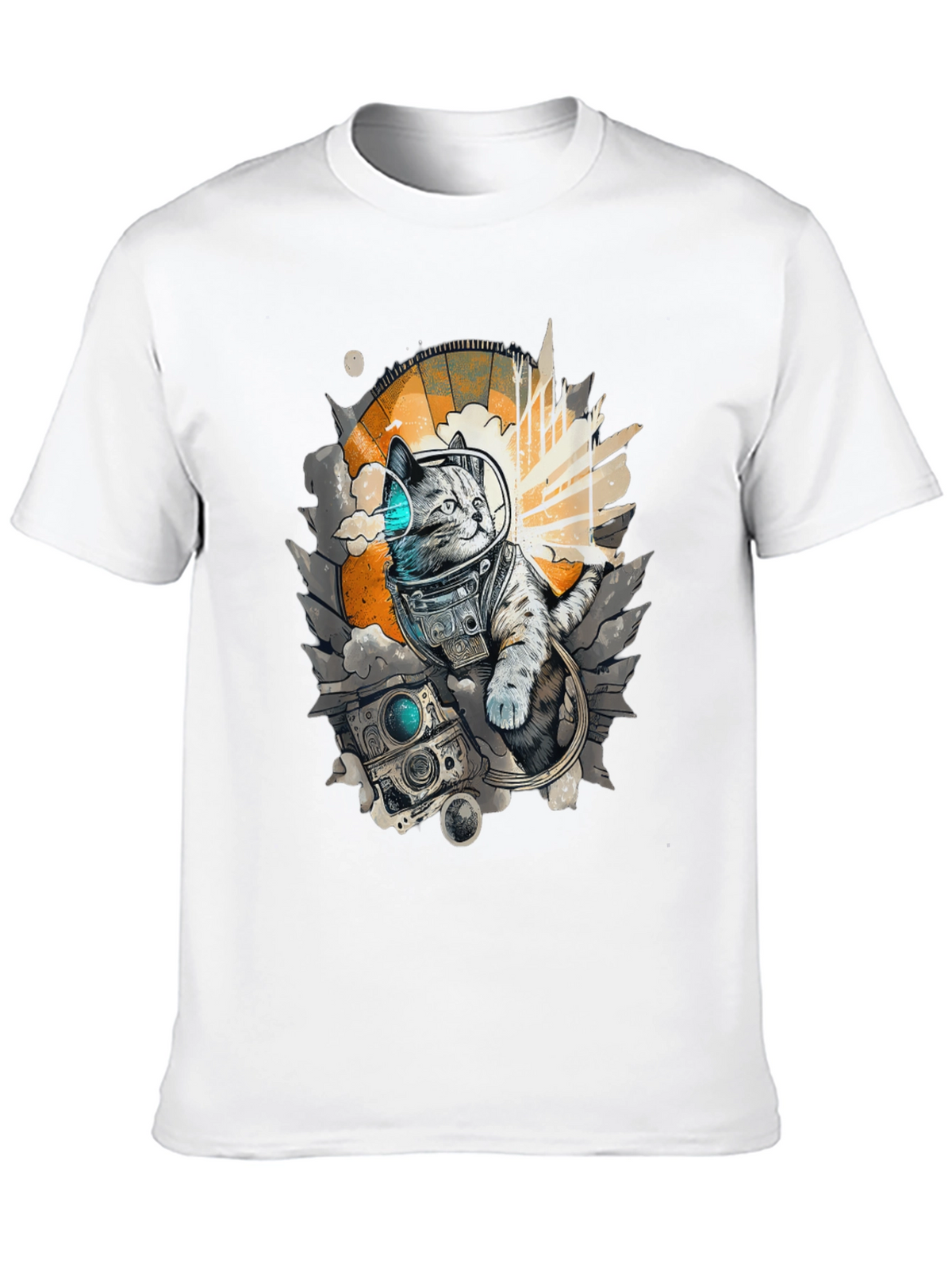 Cosmic Cat T-Shirt - Space Adventure!