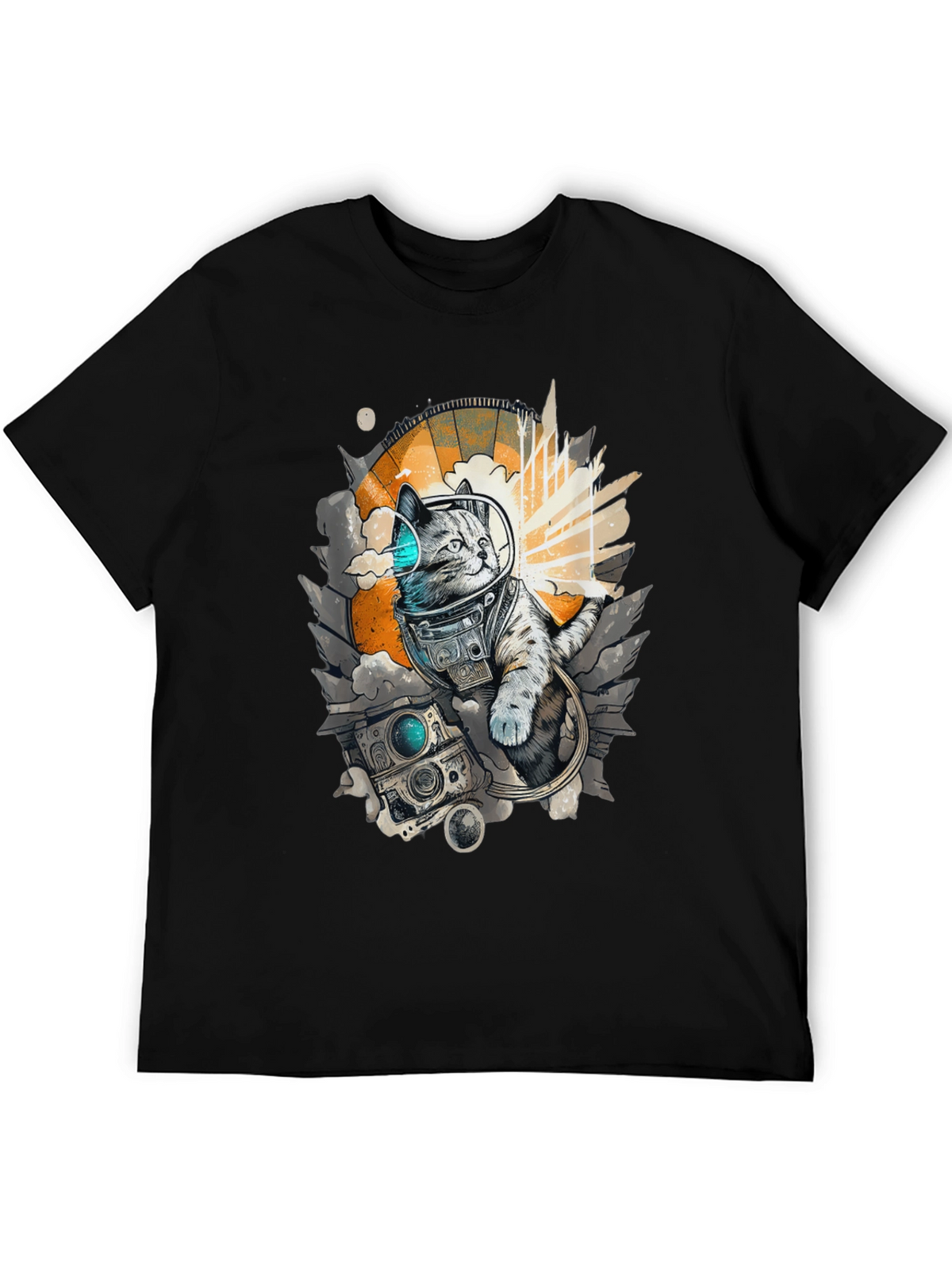 Cosmic Cat T-Shirt - Space Adventure!