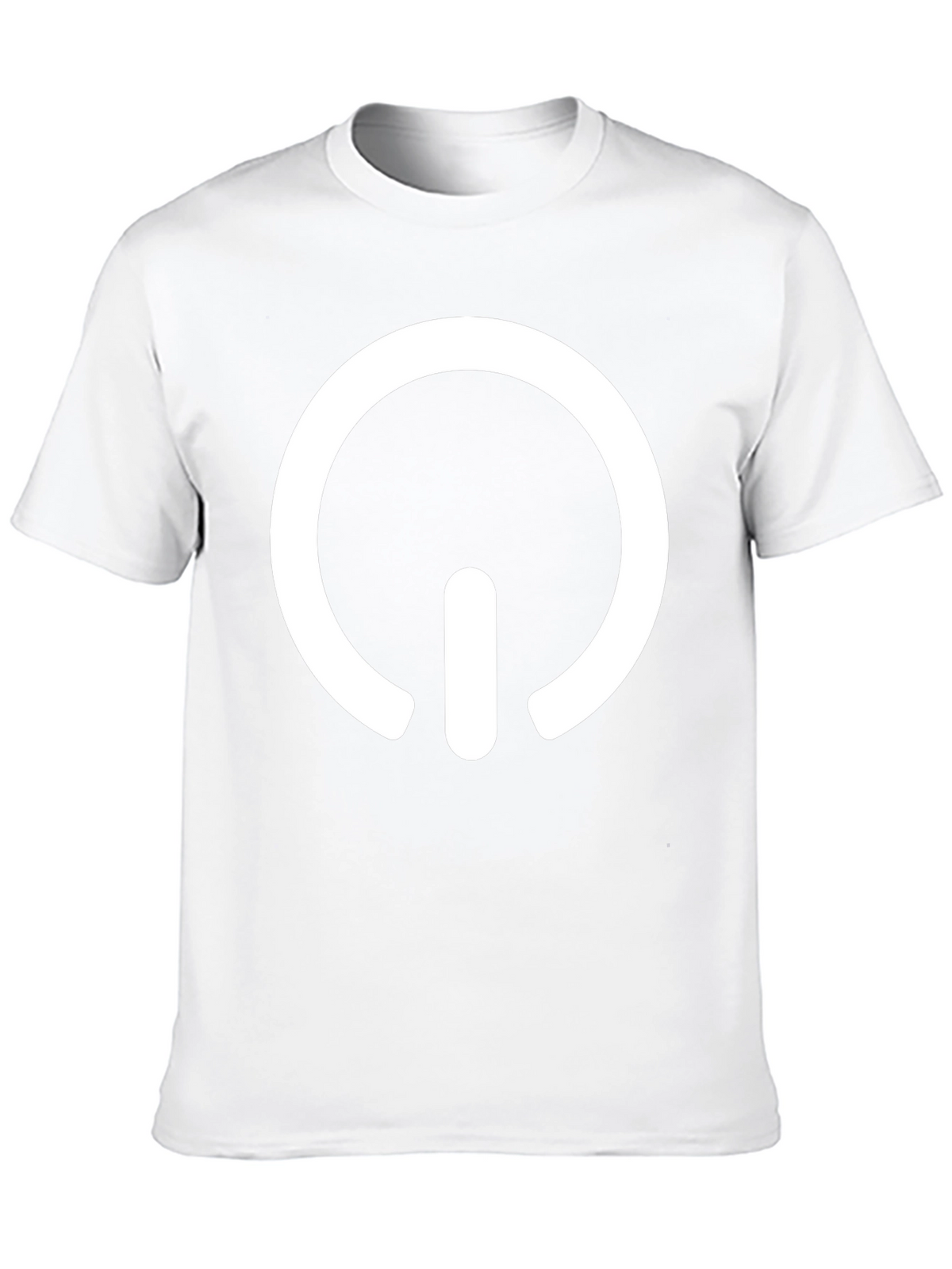 Power Symbol Graphic Tee - Modern Black T-Shirt