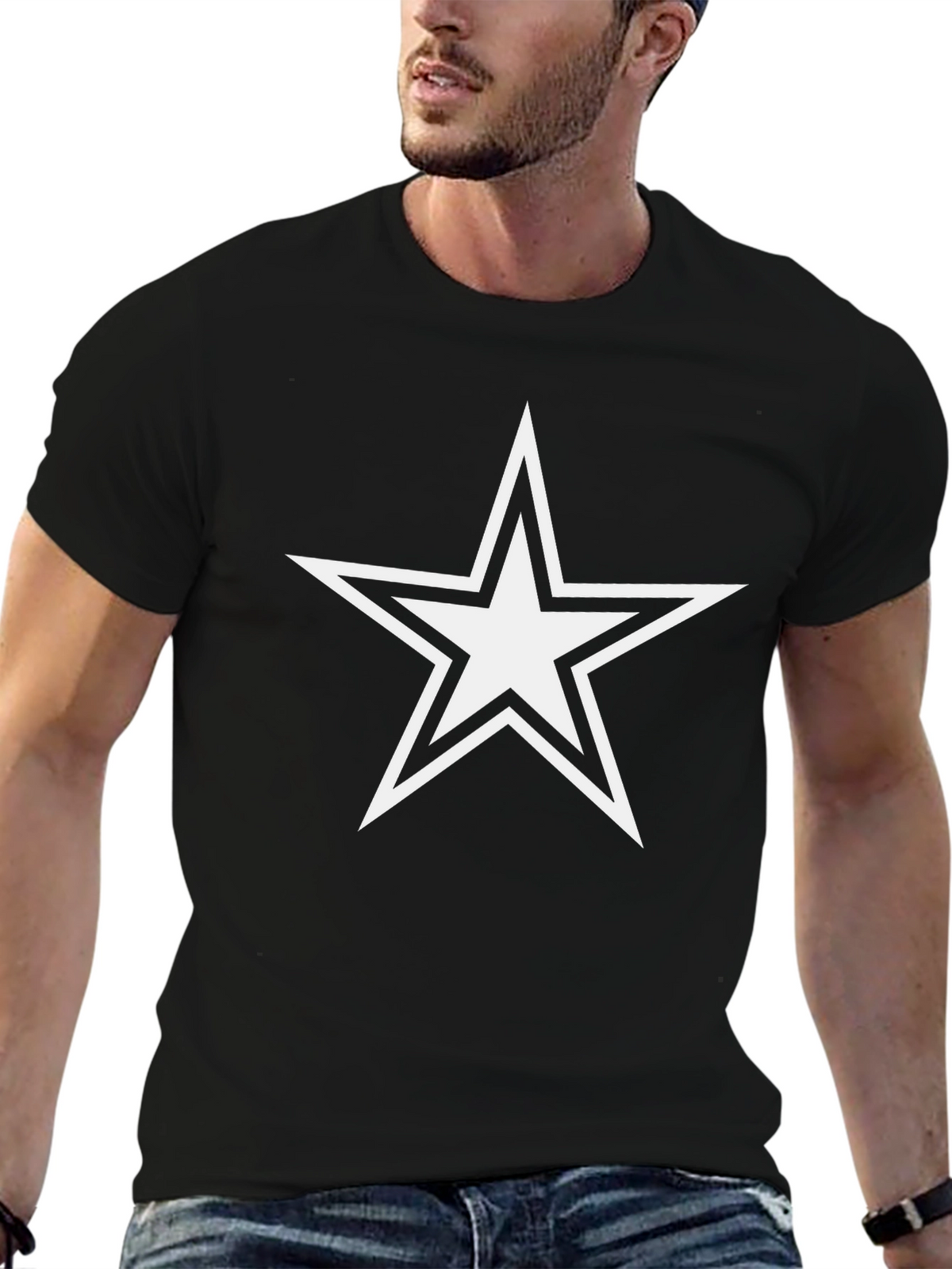 Dallas Cowboys Star T-Shirt - Black