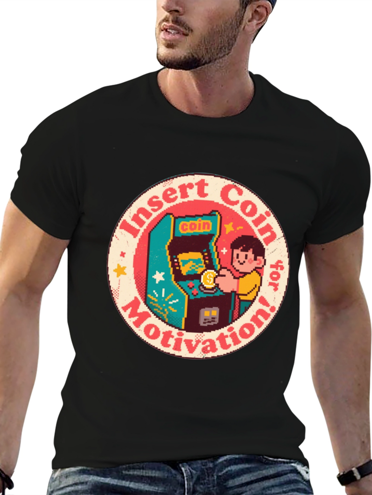 Insert Coin Motivation T-Shirt