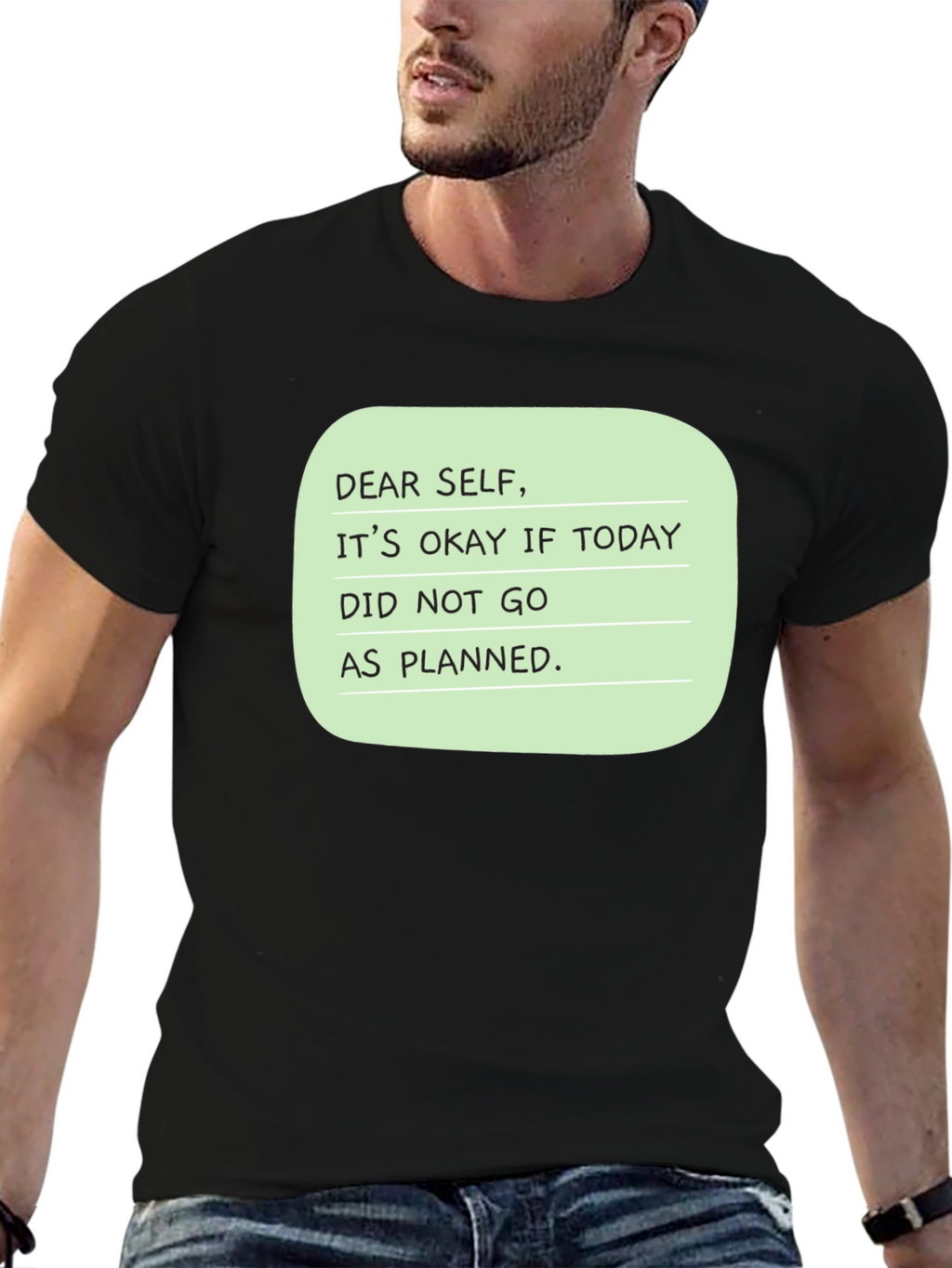 Dear Self Graphic T-Shirt: Inspirational Message