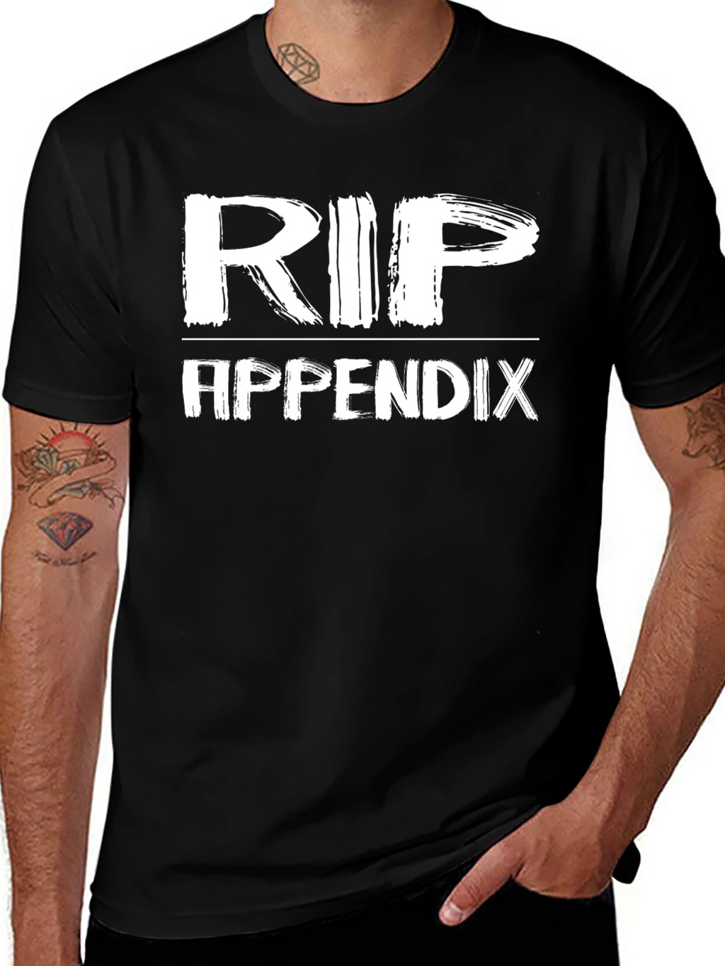 RIP Appendix T-Shirt - Humor Surgery Recovery Tee