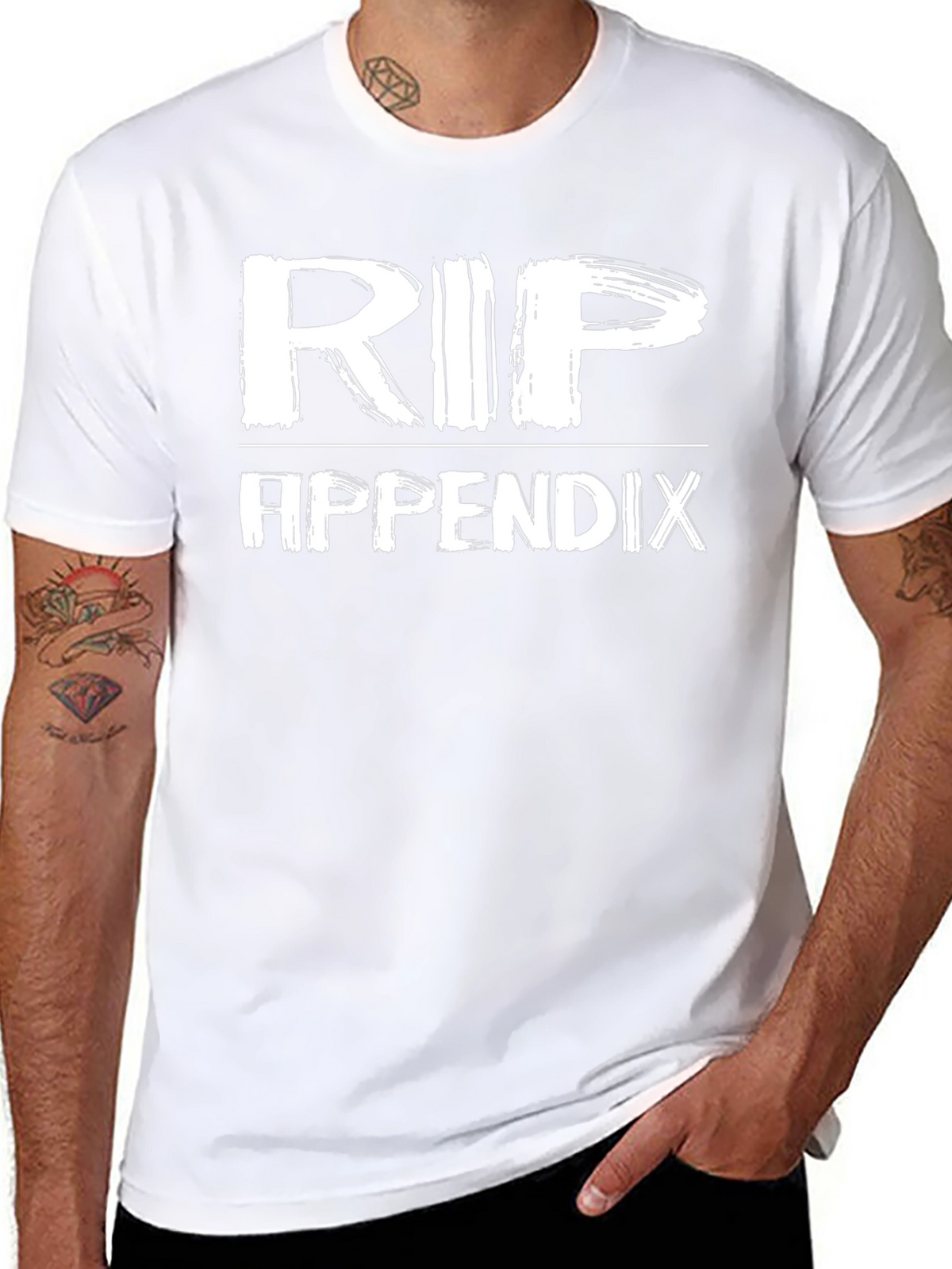 RIP Appendix T-Shirt - Humor Surgery Recovery Tee