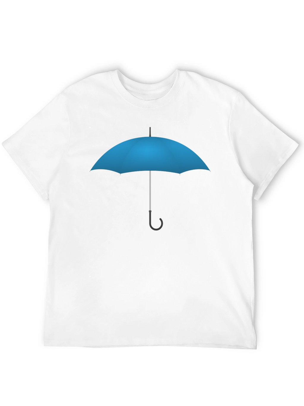 Blue Umbrella Graphic T-Shirt - Stylish Casual Wear