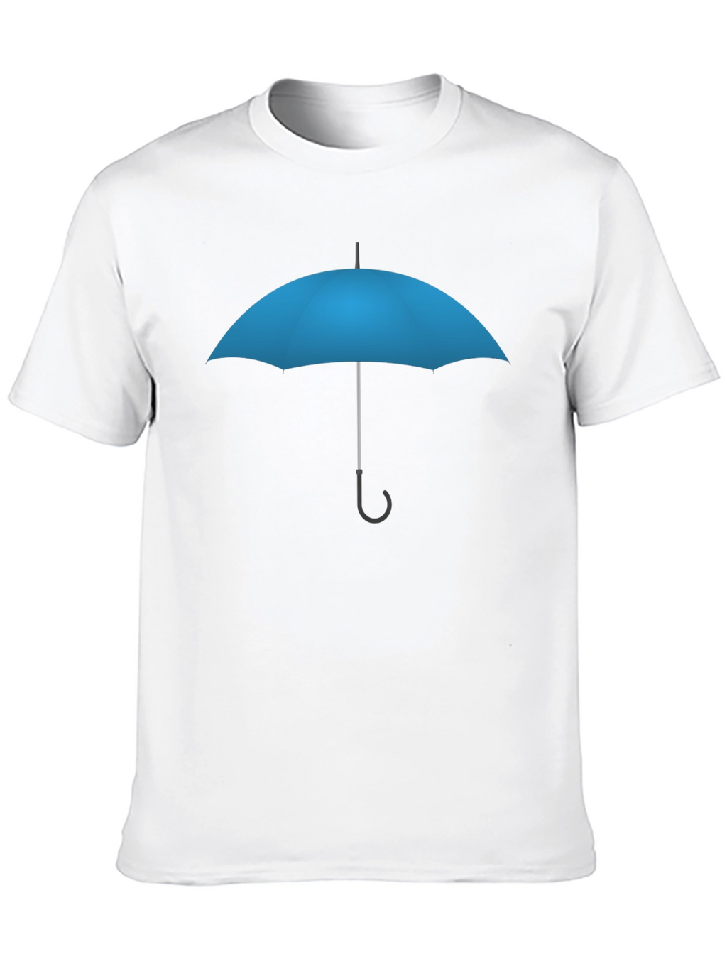 Blue Umbrella Graphic T-Shirt - Stylish Casual Wear