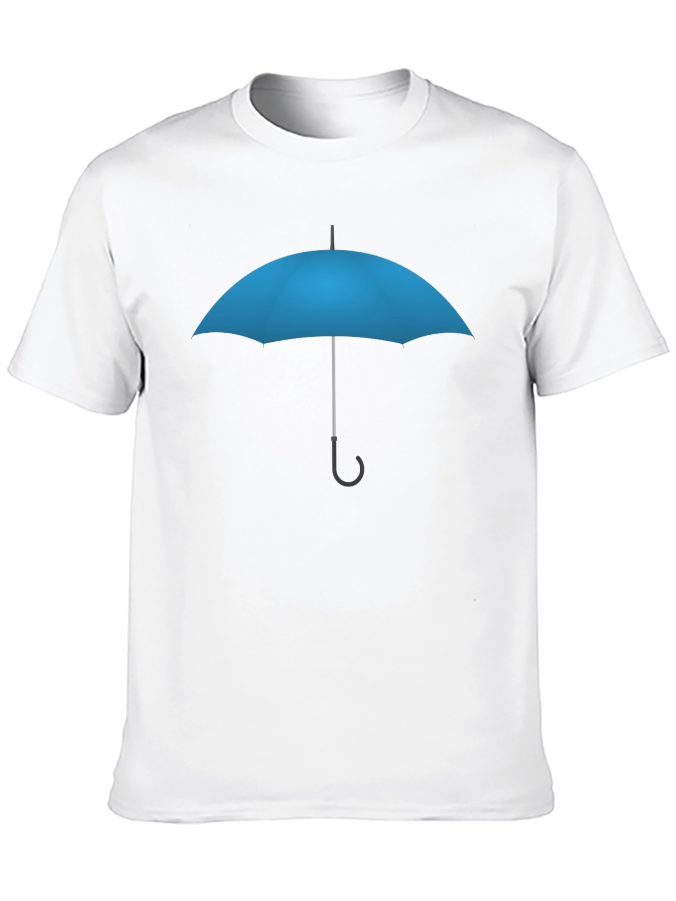 Blue Umbrella Graphic T-Shirt - Stylish Casual Wear