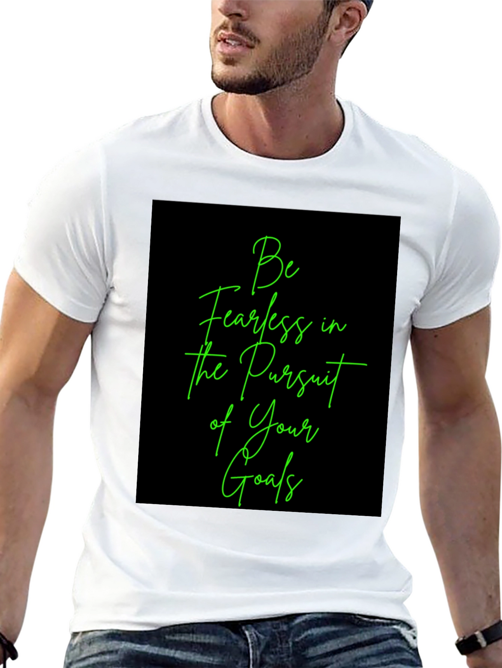 Fearless Pursuit Graphic Tee - Motivational T-Shirt