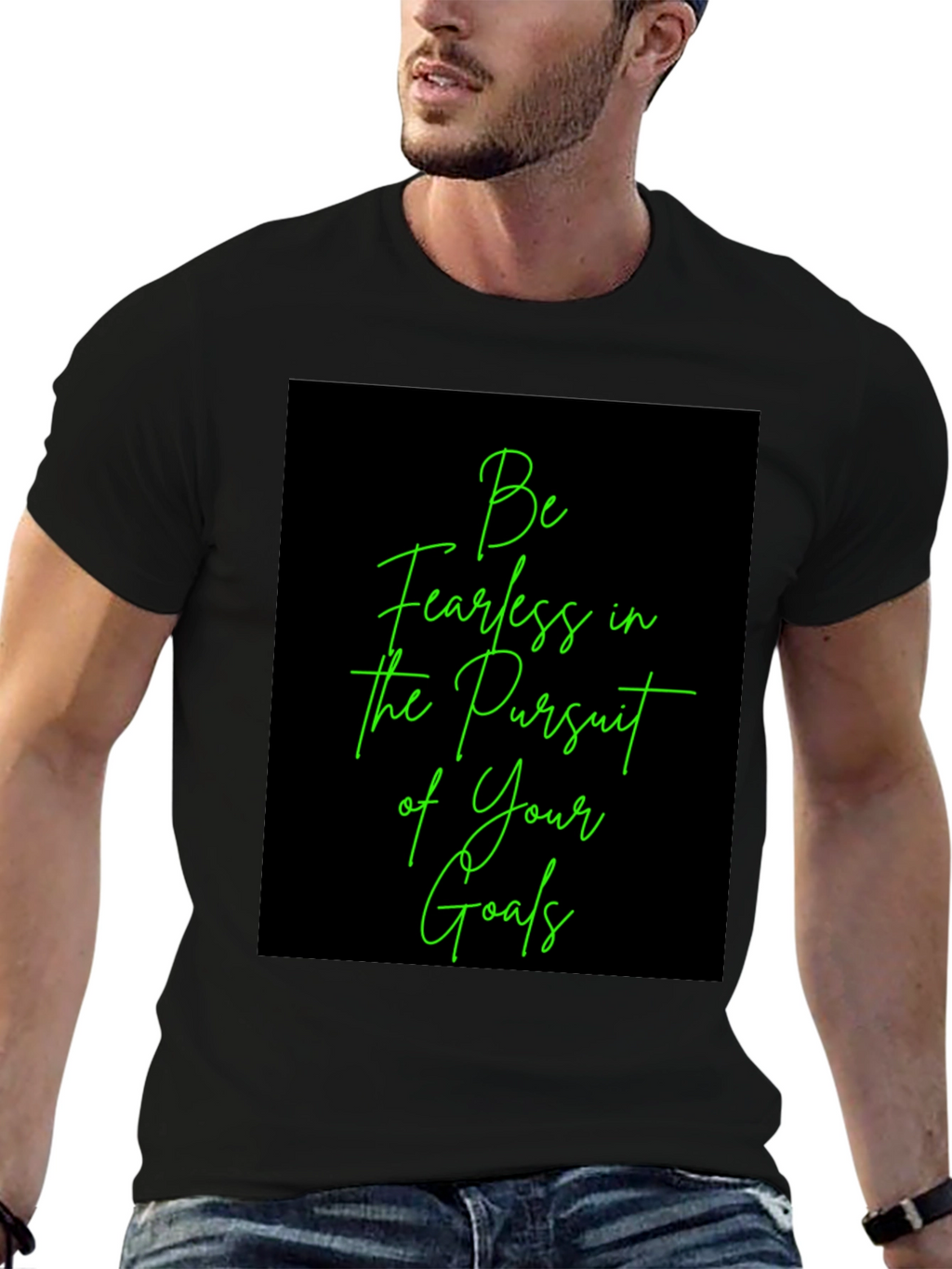Fearless Pursuit Graphic Tee - Motivational T-Shirt