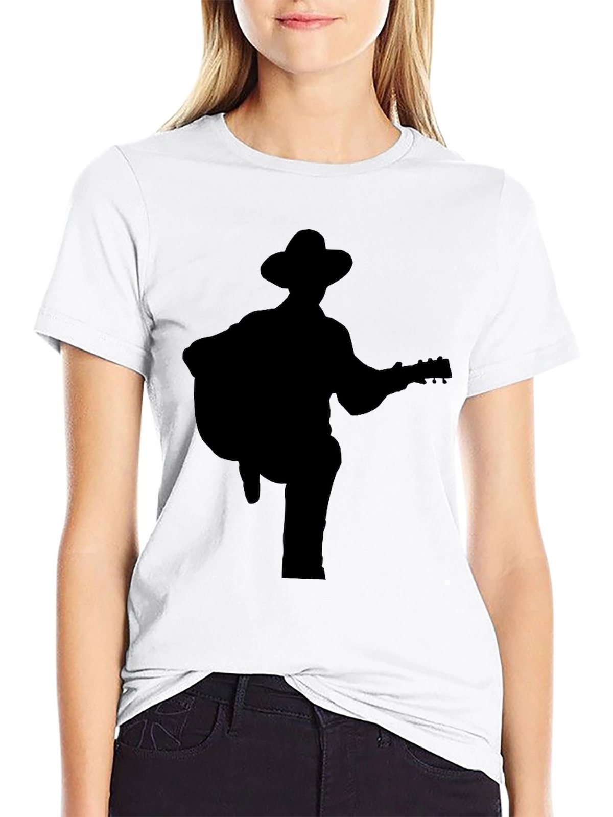 Guitar Player Silhouette Tee