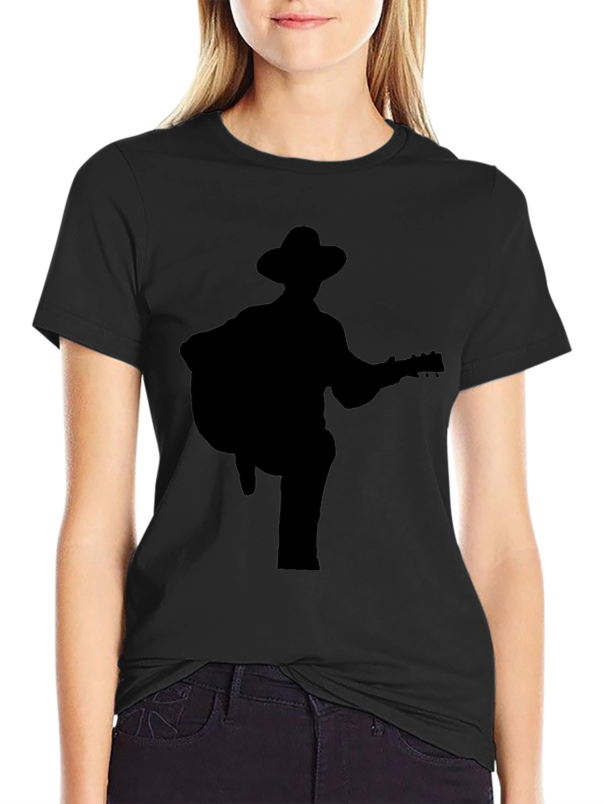 Guitar Player Silhouette Tee