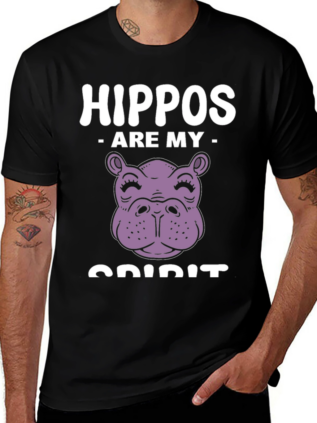 Hippos Are My Spirit Animal T-Shirt