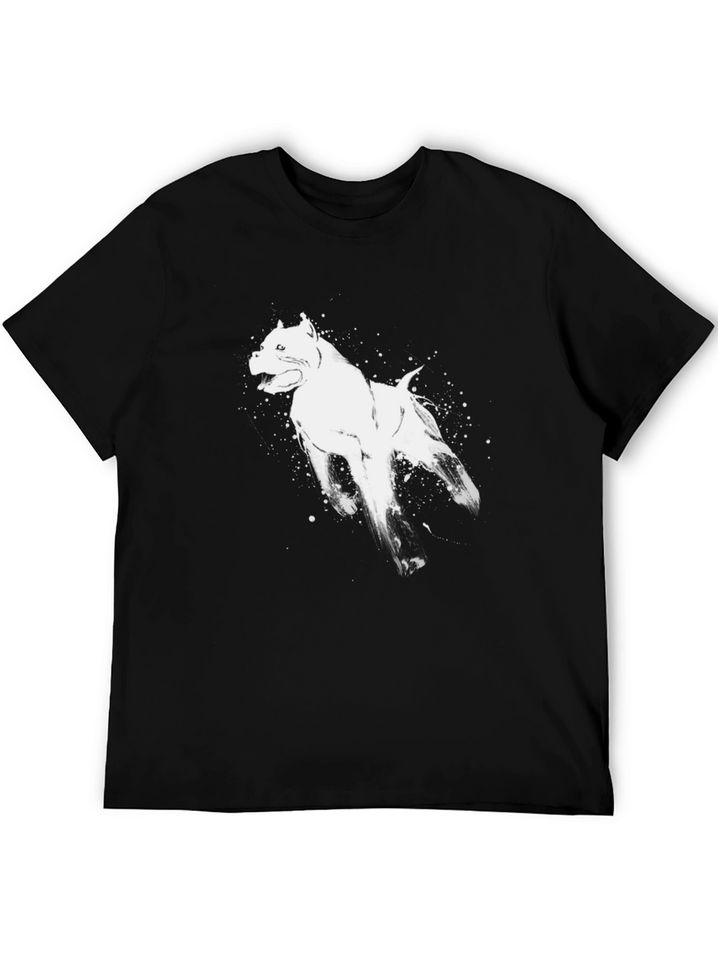 Black Dog Graphic Tee - Stylish & Unique