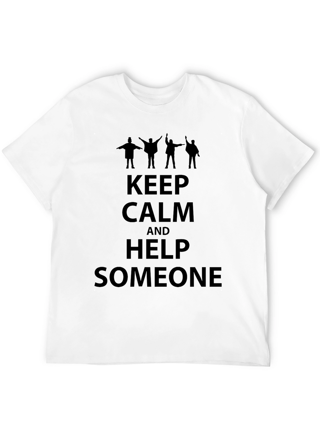 Keep Calm and Help Someone Graphic Tee