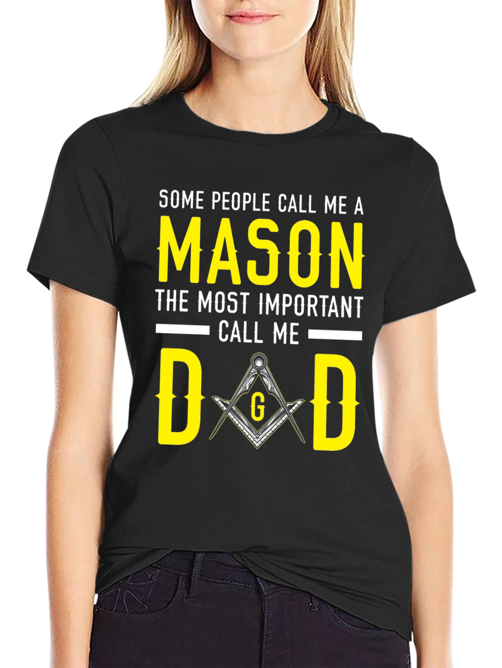 Mason Dad T-Shirt - Masonic Fathers Day Gift