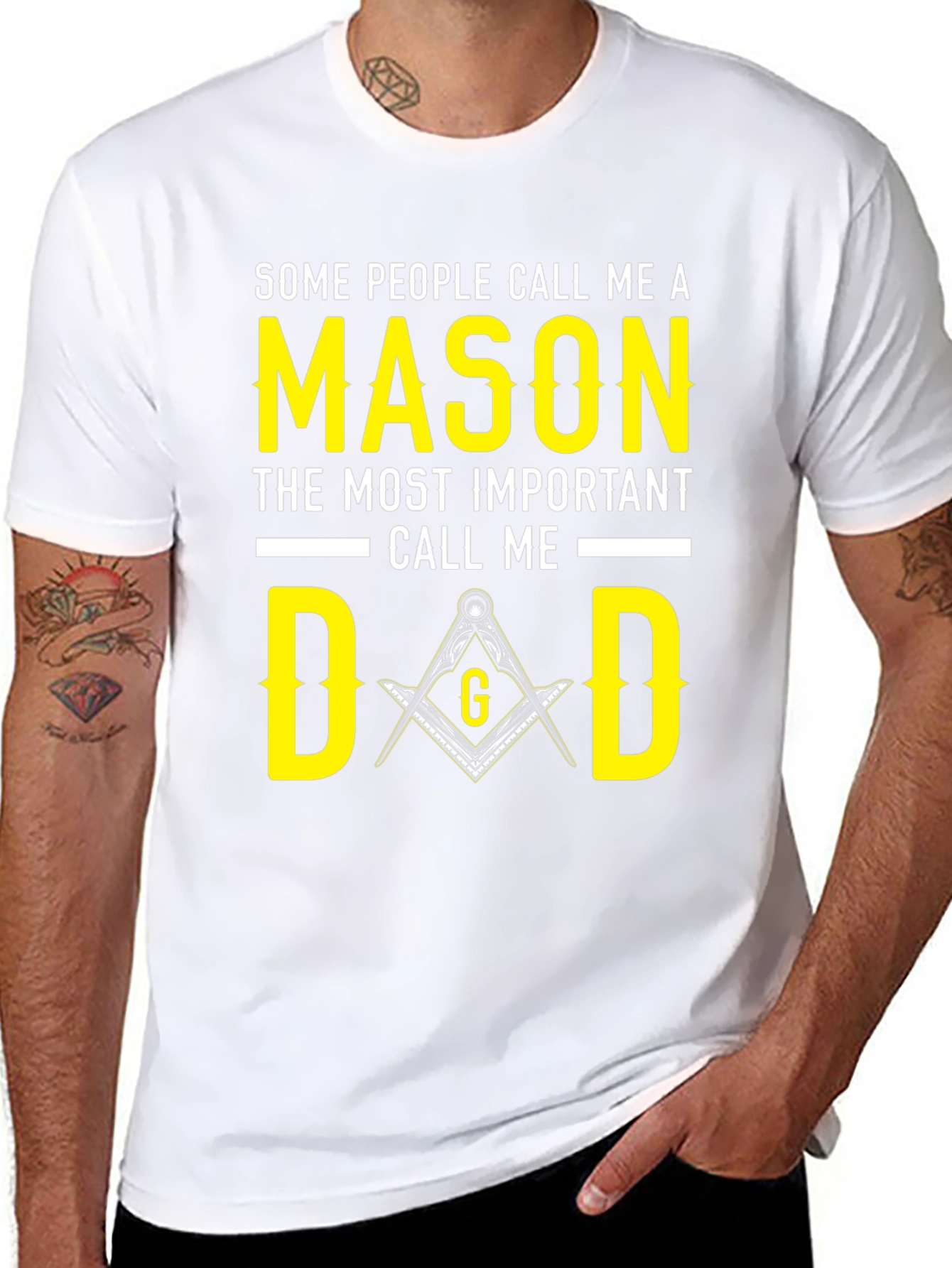 Mason Dad T-Shirt - Masonic Fathers Day Gift