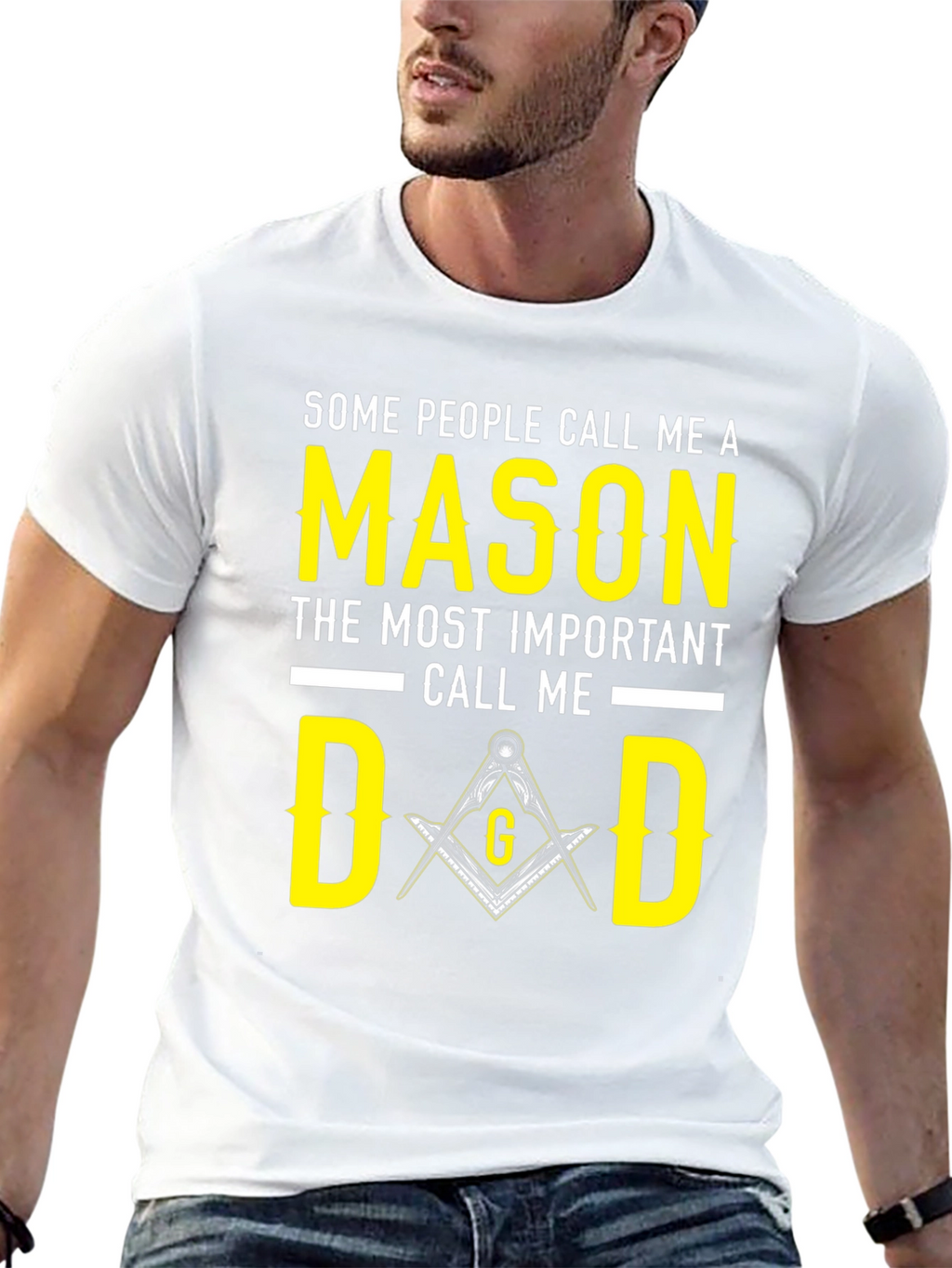 Mason Dad T-Shirt - Masonic Fathers Day Gift