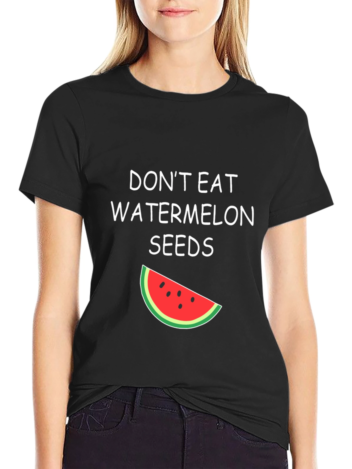 Funny Watermelon Seeds Graphic Tee