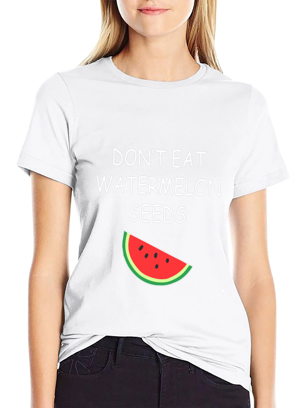 Funny Watermelon Seeds Graphic Tee