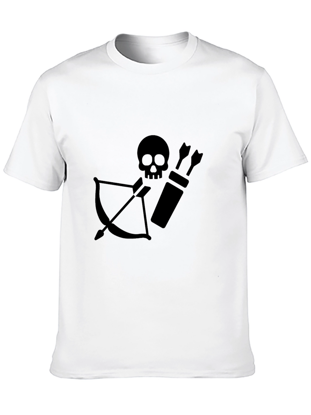 Skull Archer Black Tee