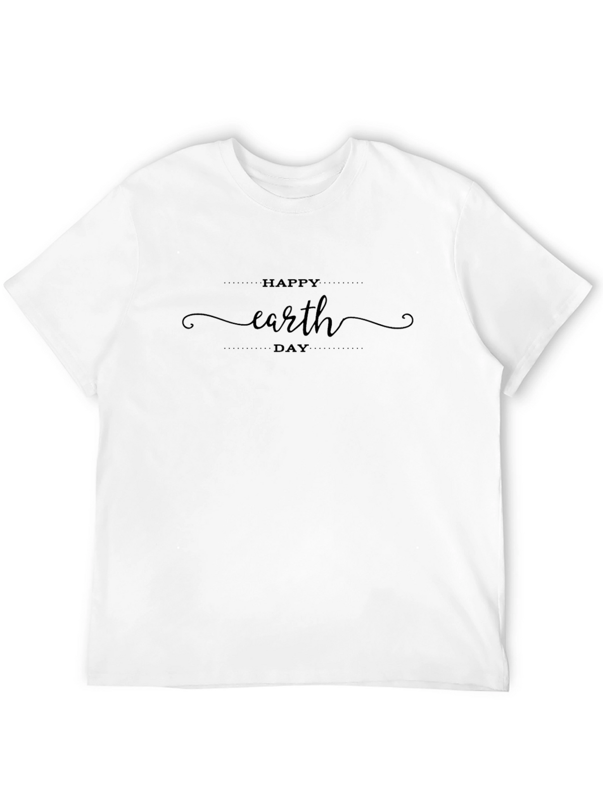 Happy Earth Day Black Graphic Tee