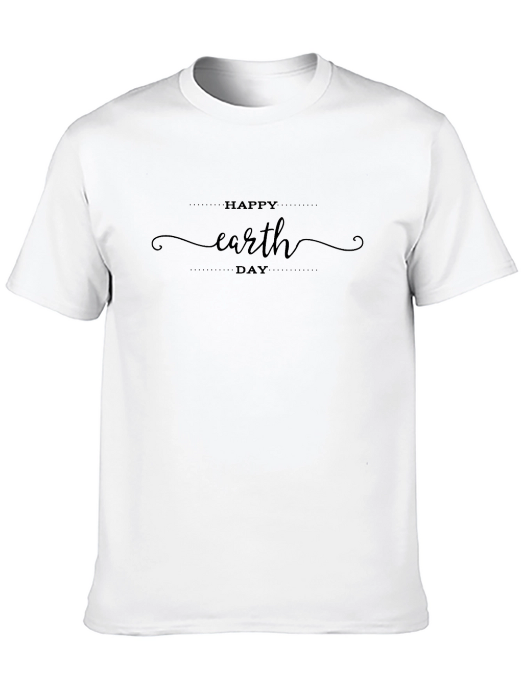 Happy Earth Day Black Graphic Tee