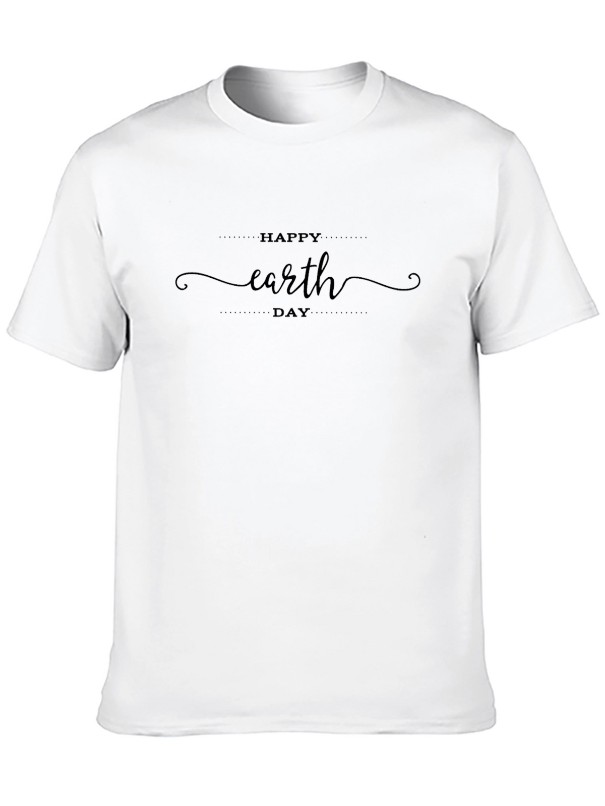 Happy Earth Day Black Graphic Tee