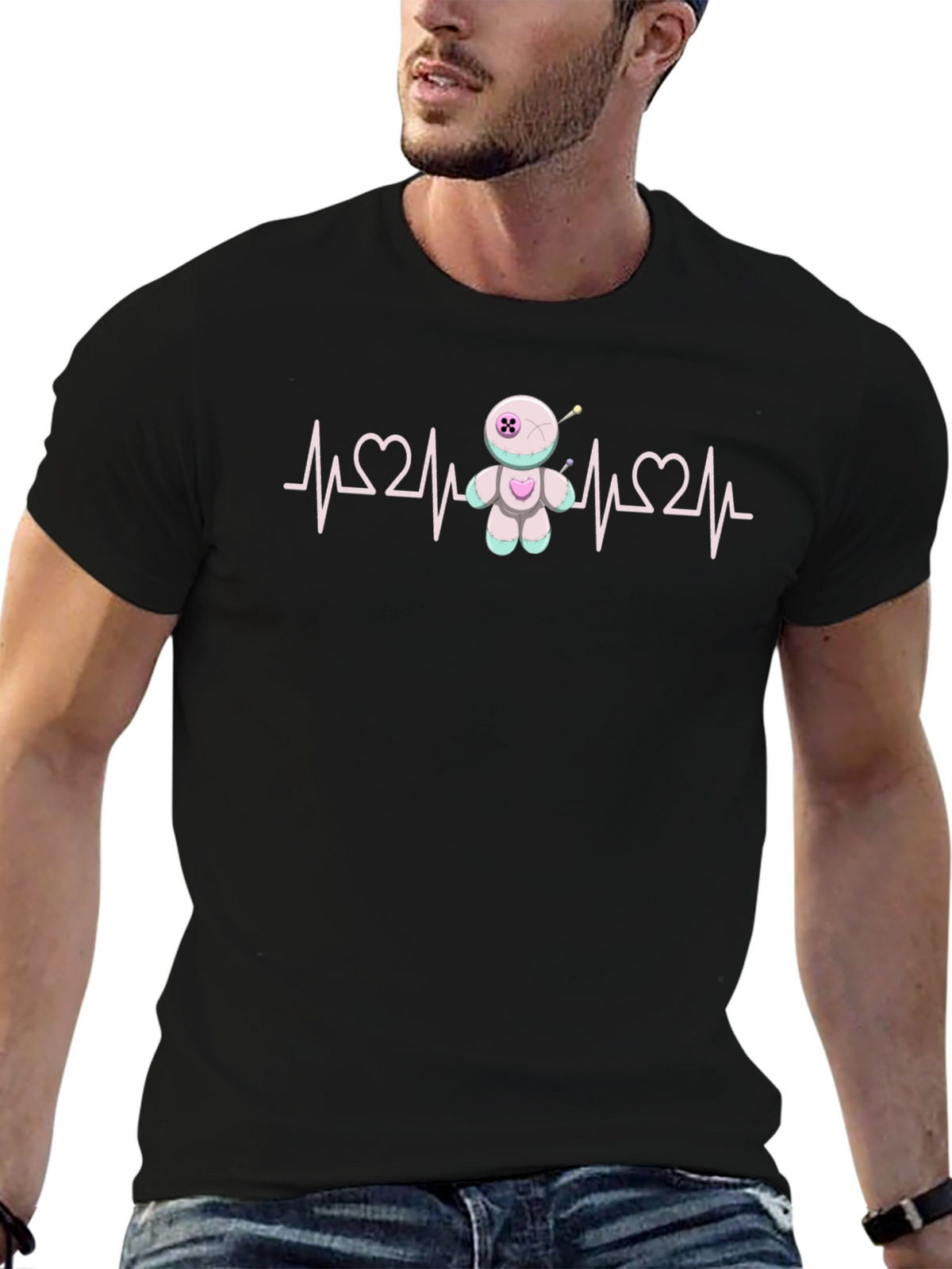 Voodoo Doll Heartbeat T-Shirt