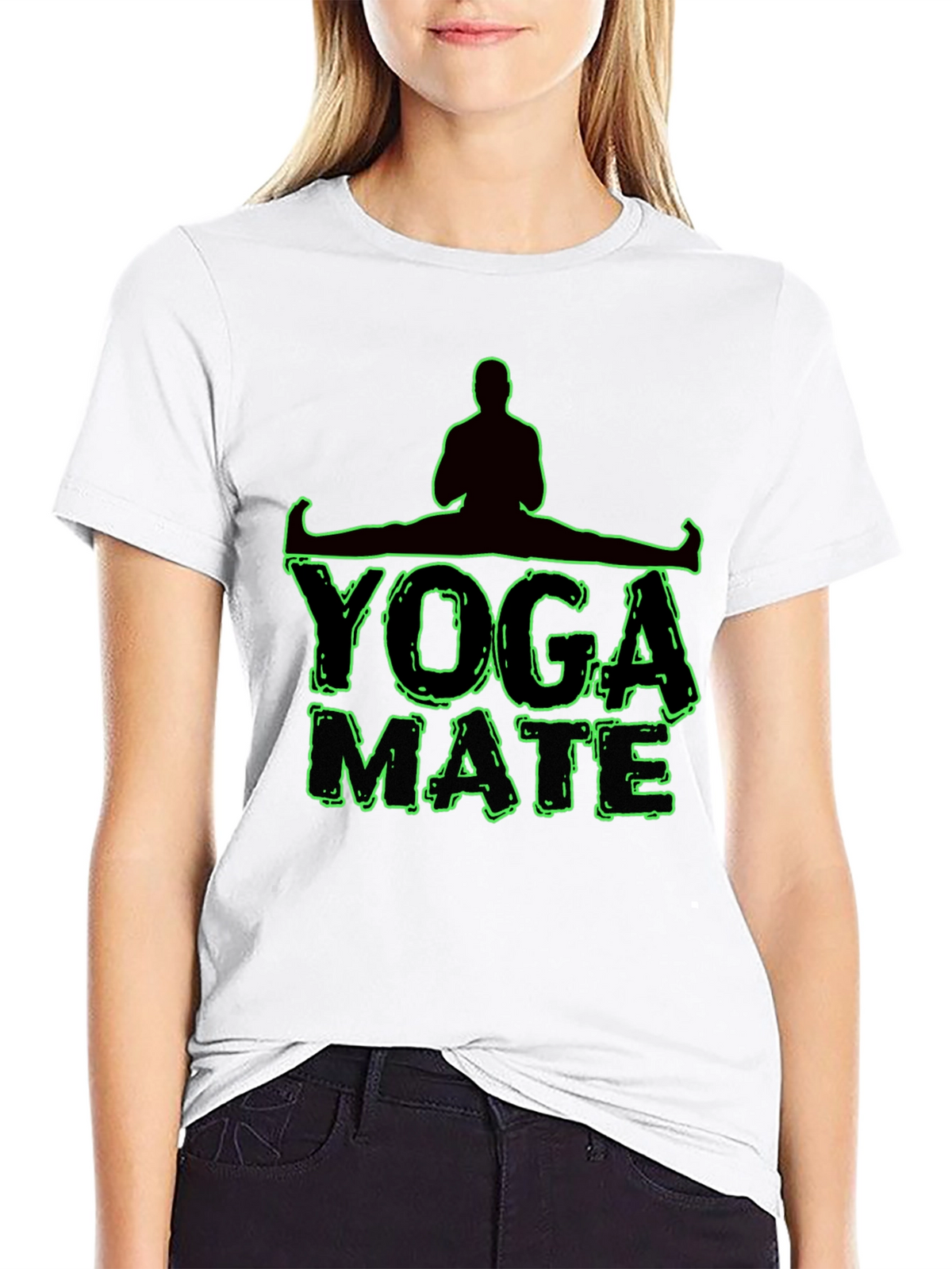 Yoga Mate Graphic T-Shirt - Mens Black Tee