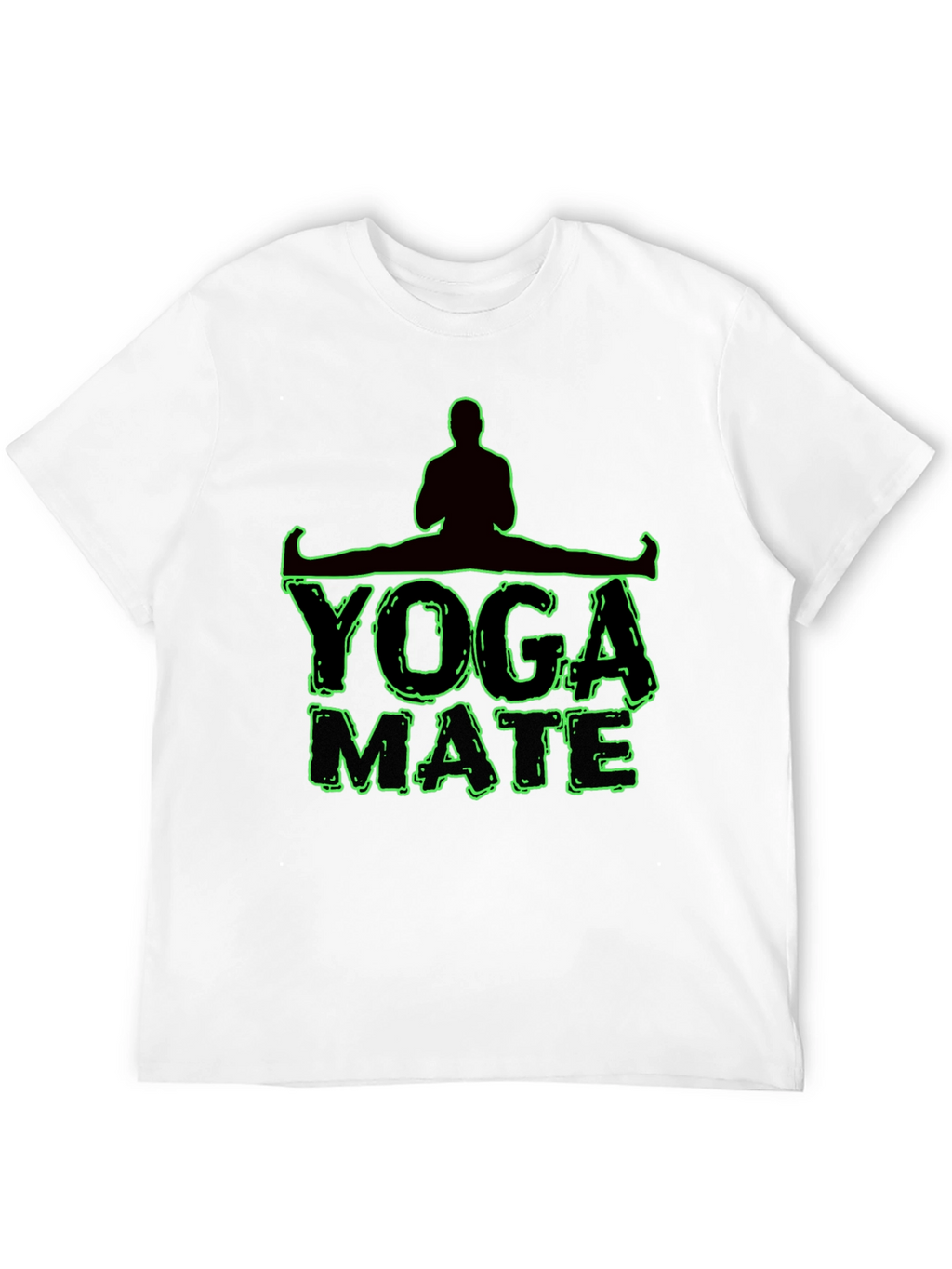 Yoga Mate Graphic T-Shirt - Mens Black Tee