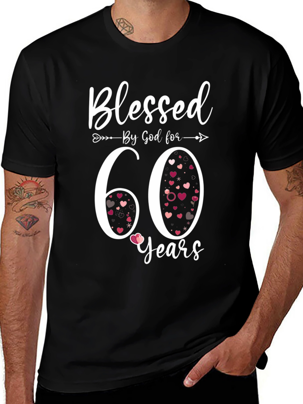 Blessed By God For 60 Years T-Shirt