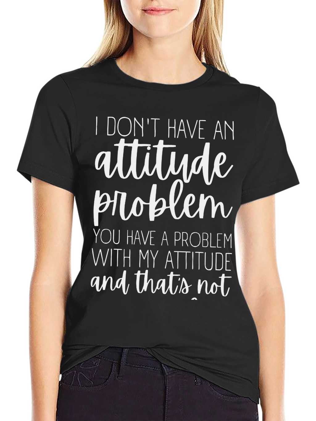 Funny Attitude Problem Graphic T-Shirt