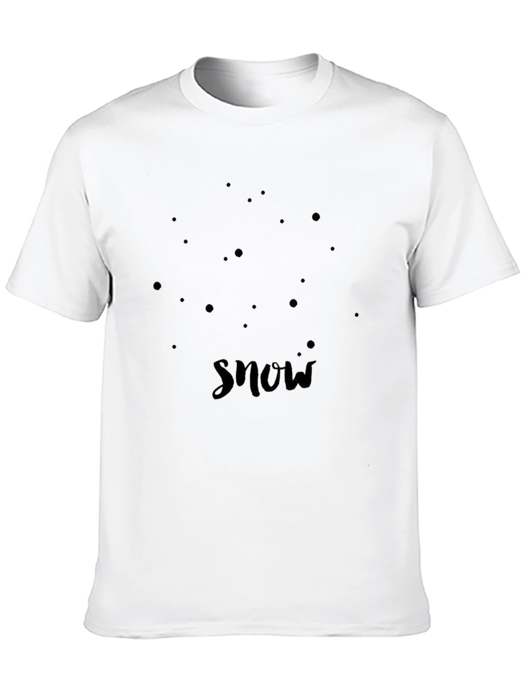 Black Snow T-Shirt | Mens Short Sleeve Tee