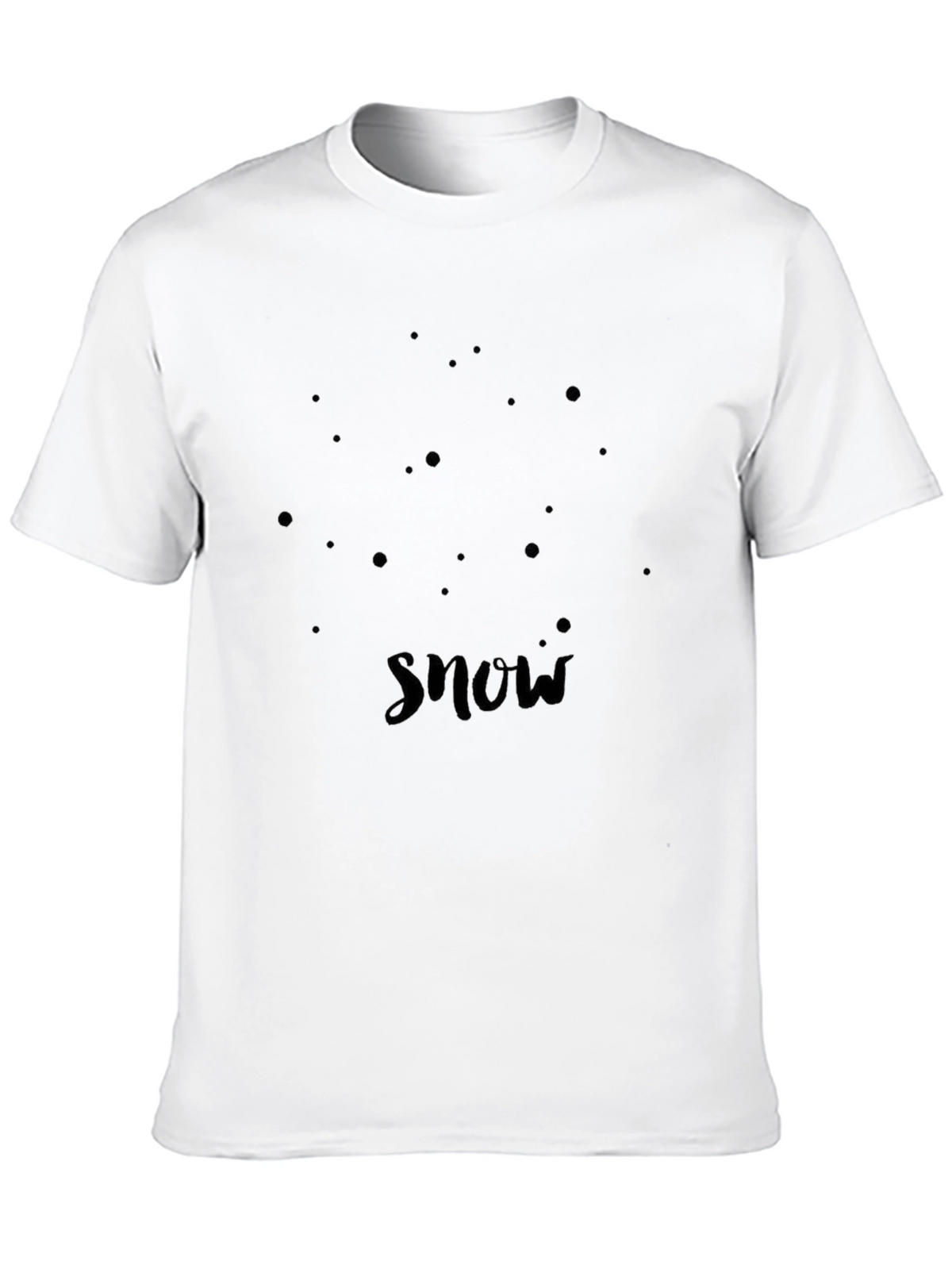 Black Snow T-Shirt | Mens Short Sleeve Tee