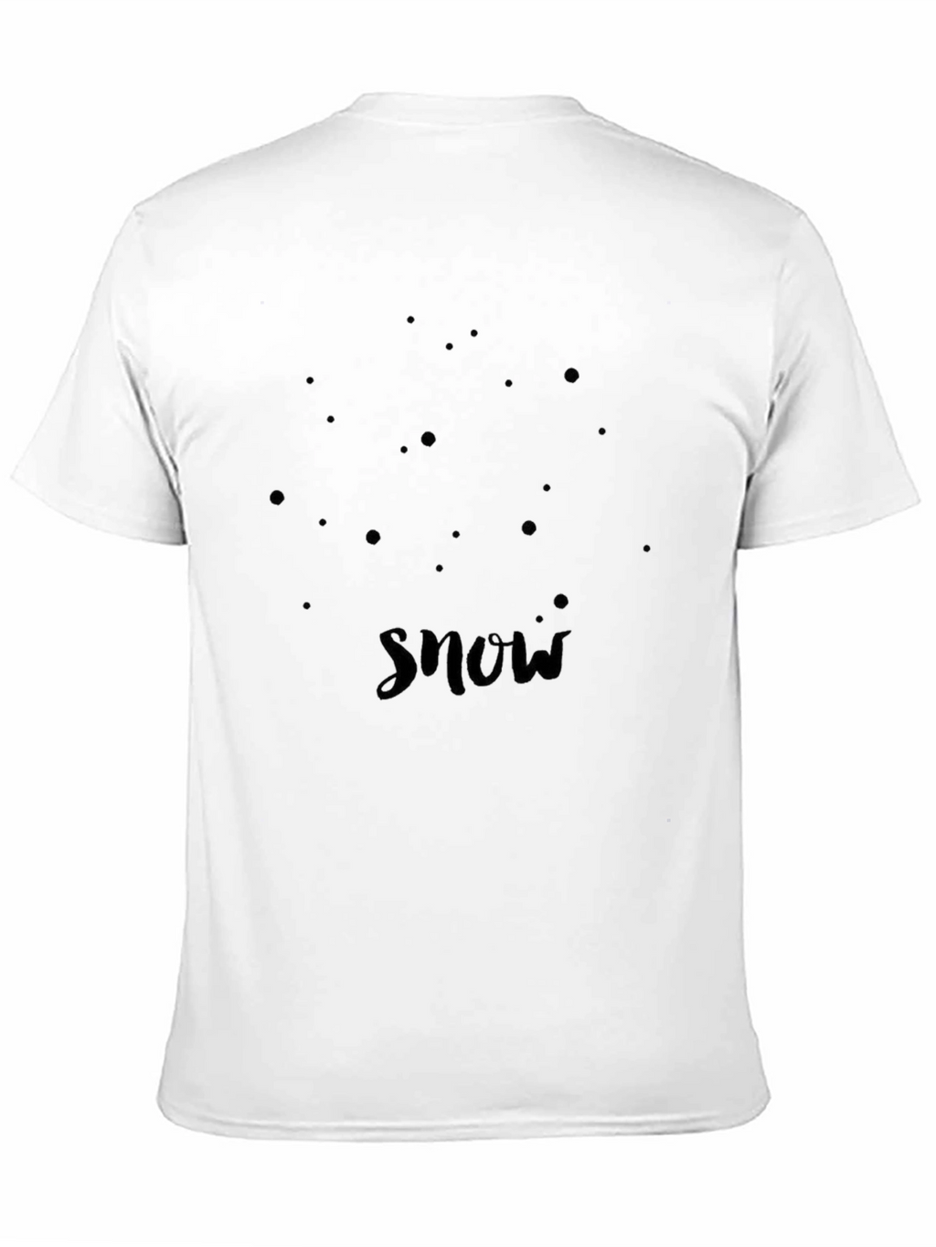 Black Snow T-Shirt | Mens Short Sleeve Tee