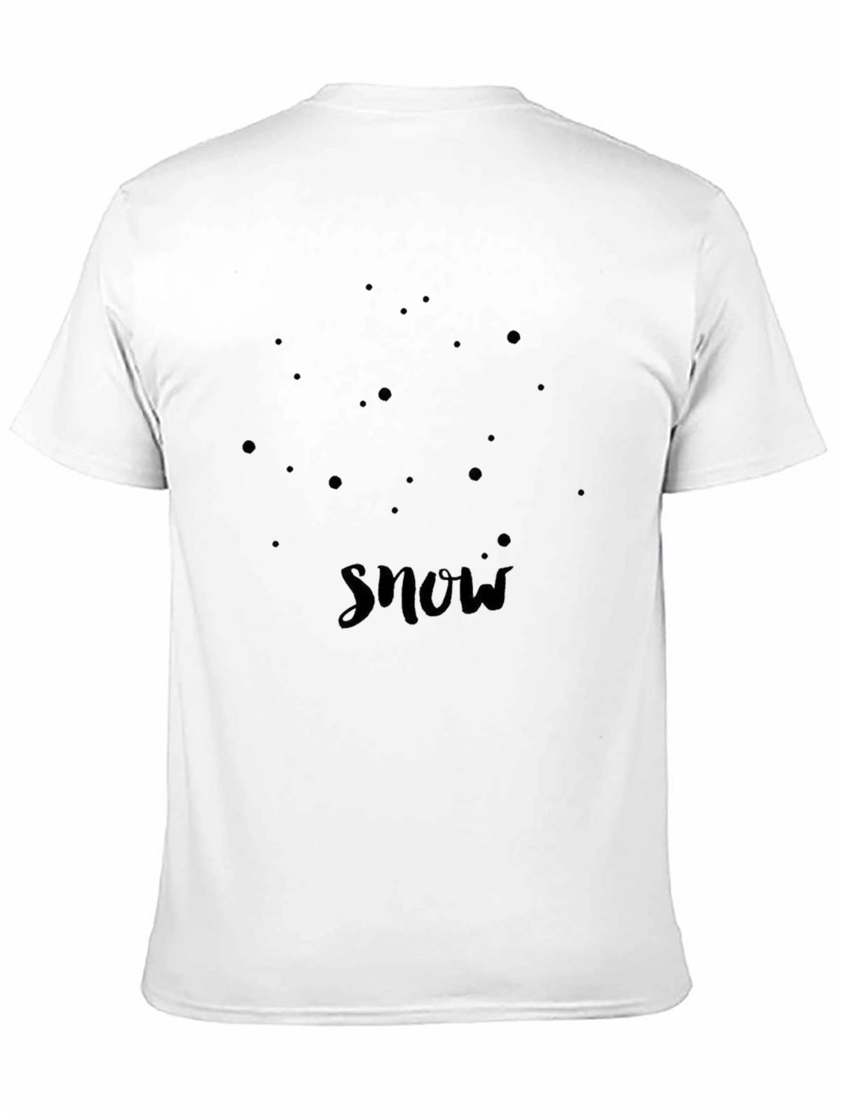 Black Snow T-Shirt | Mens Short Sleeve Tee