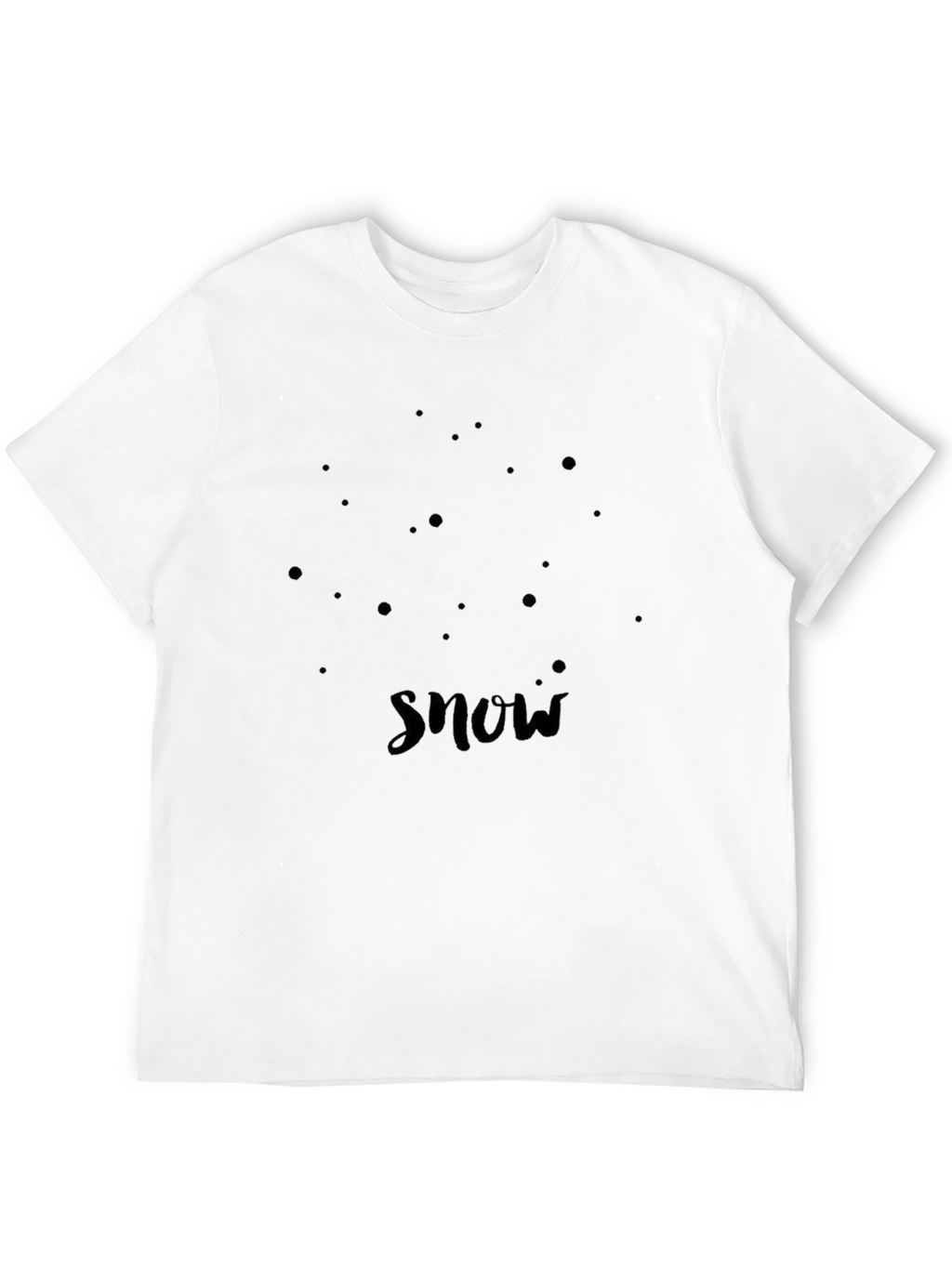 Black Snow T-Shirt | Mens Short Sleeve Tee