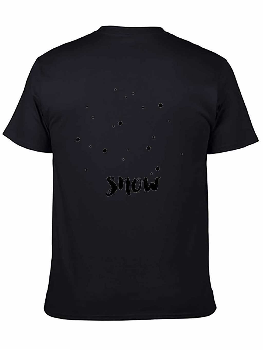 Black Snow T-Shirt | Mens Short Sleeve Tee